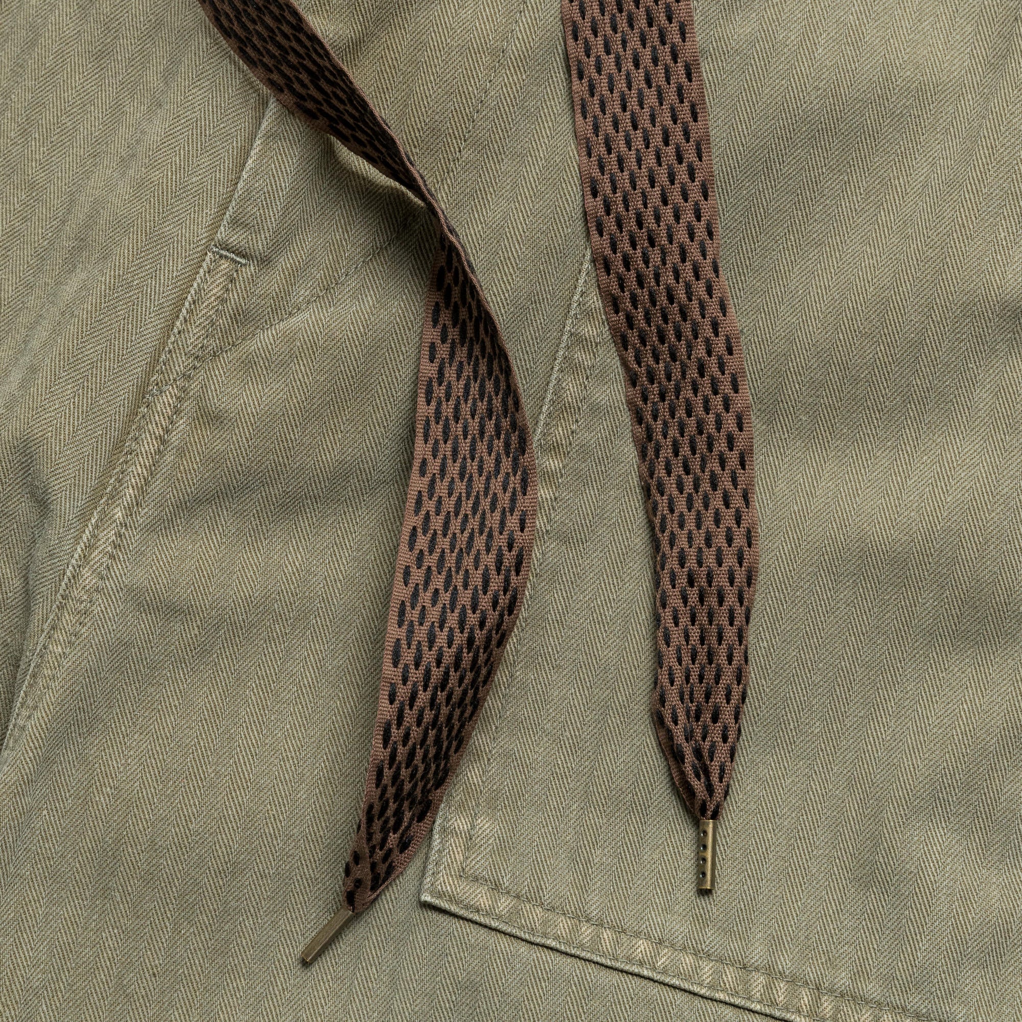 Sulfur Herringbone EASY BAKER Pants (STUDS Remake) - Khaki - Image 3
