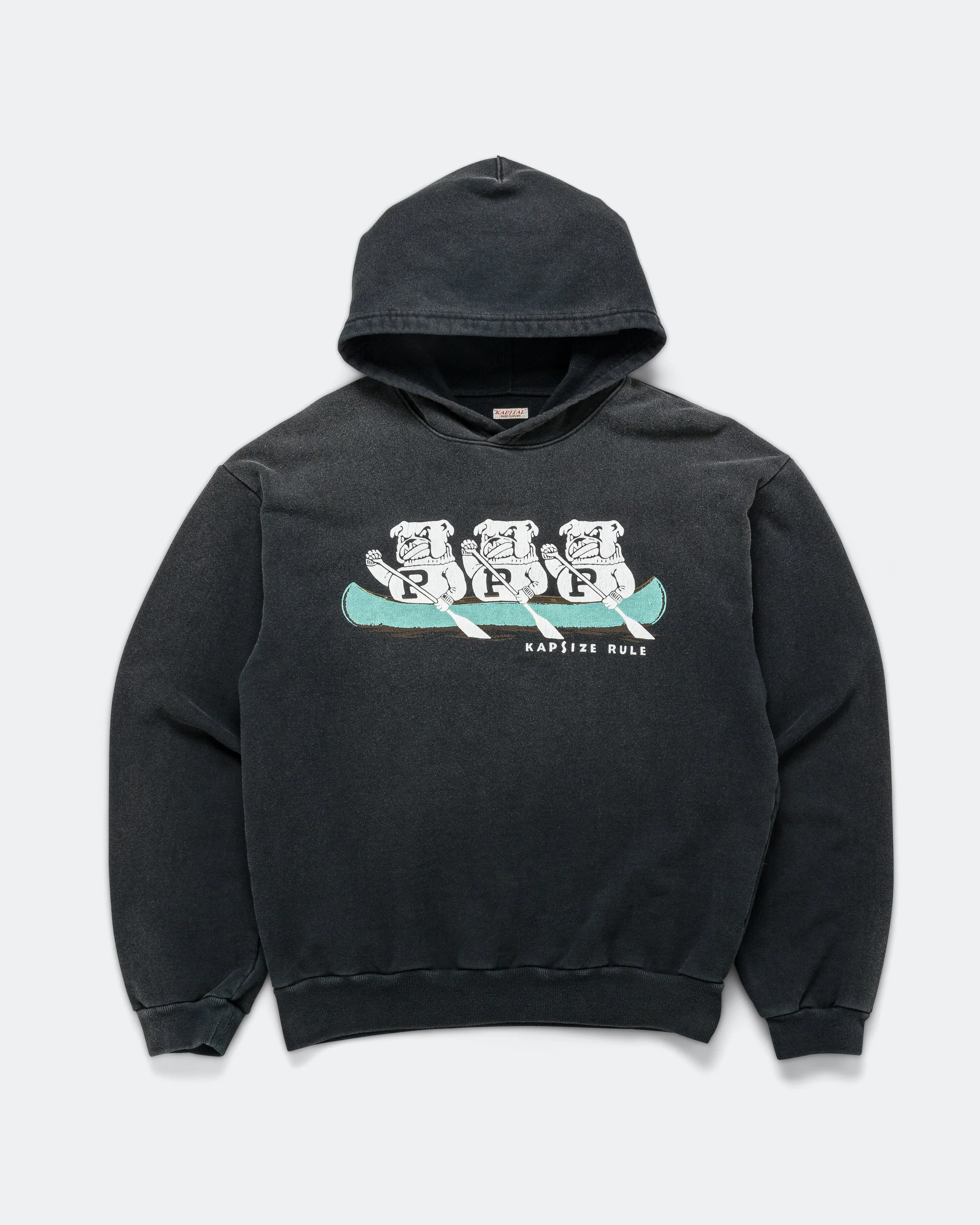 SWT Knit Hoodie ('P' BULLDOG) - Black