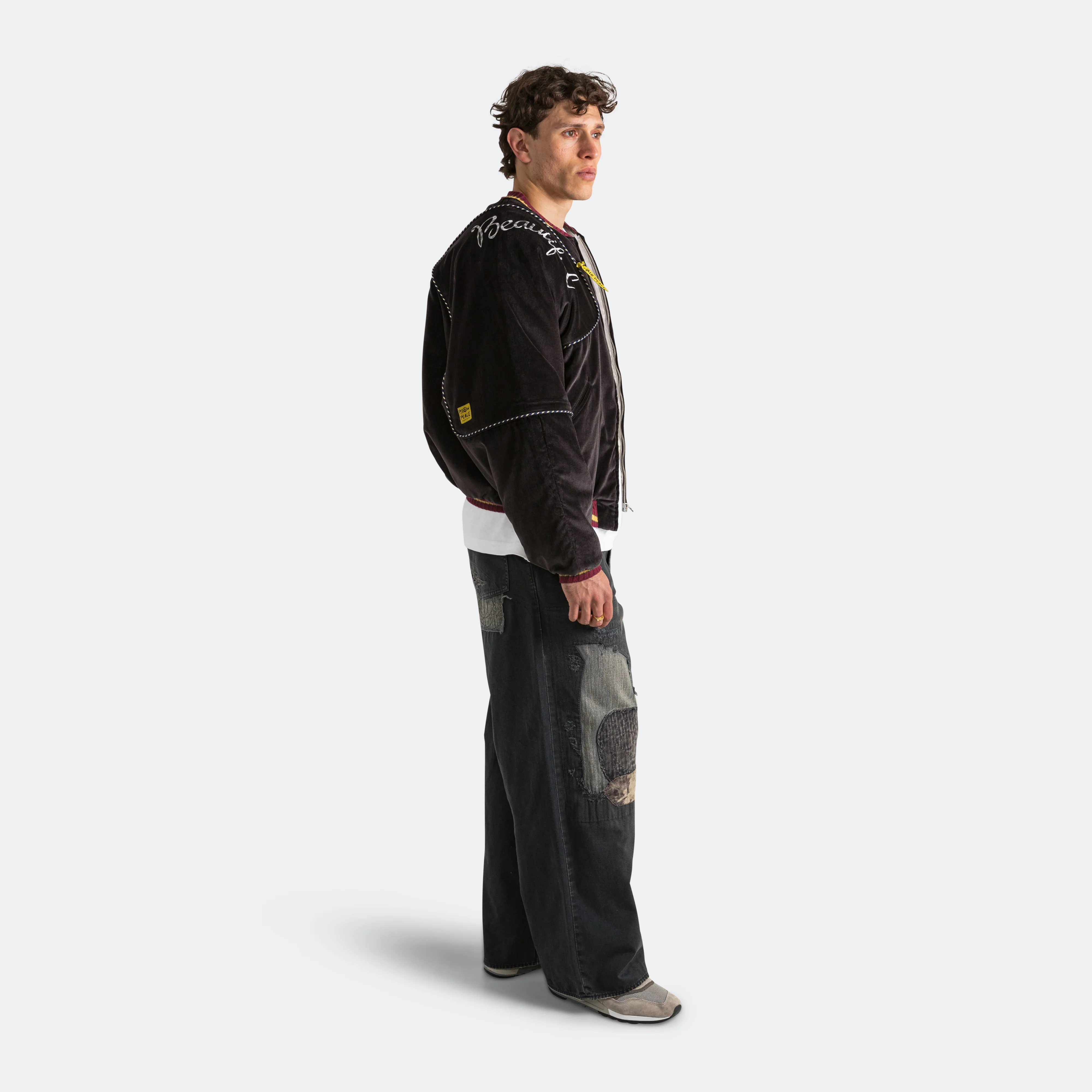 KATSURAGI PORT Baggy Pants(Champetre Remake) - Black - Image 14