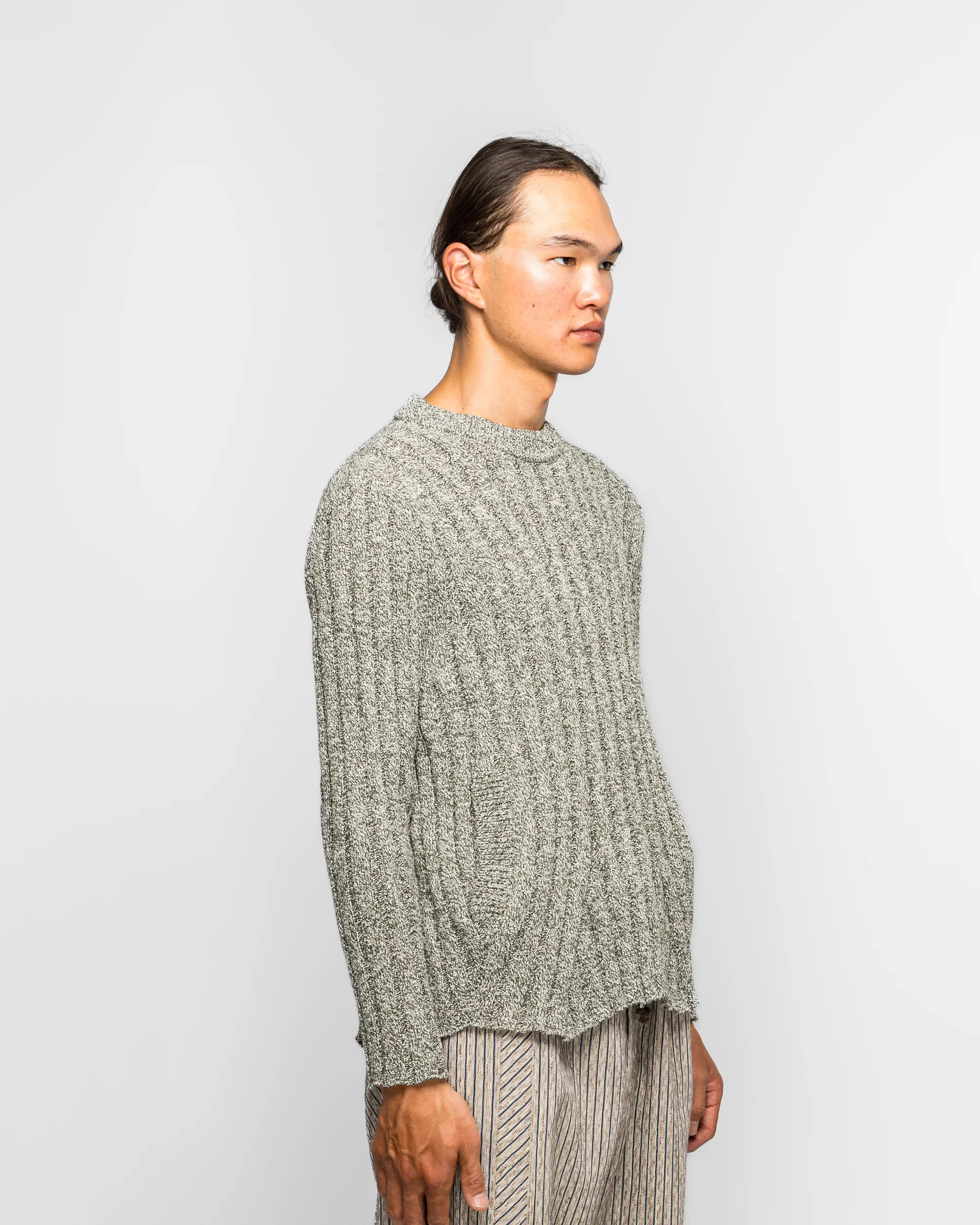 Kada Knit Pullover - Grey Melange - Image 3