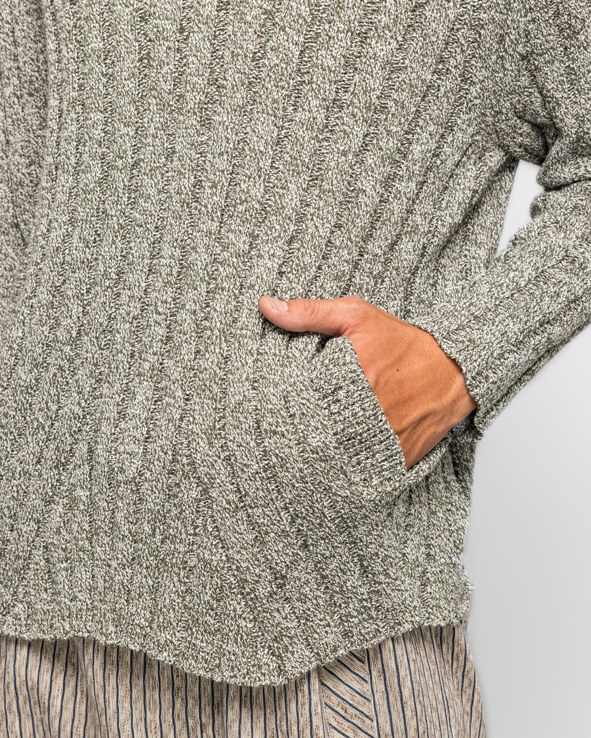 Kada Knit Pullover - Grey Melange - Image 5