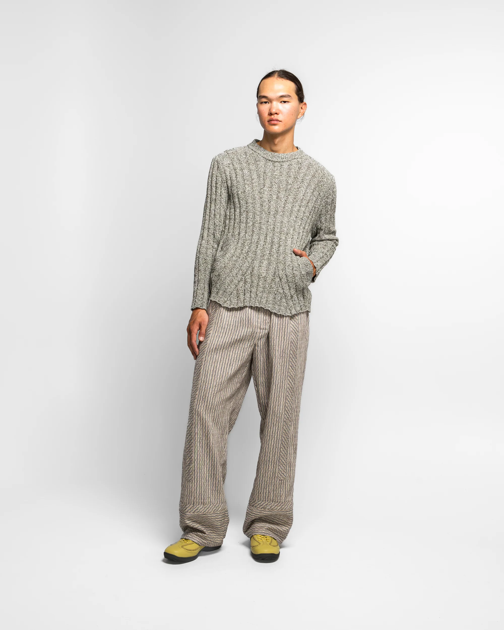 Kada Knit Pullover - Grey Melange - Image 6