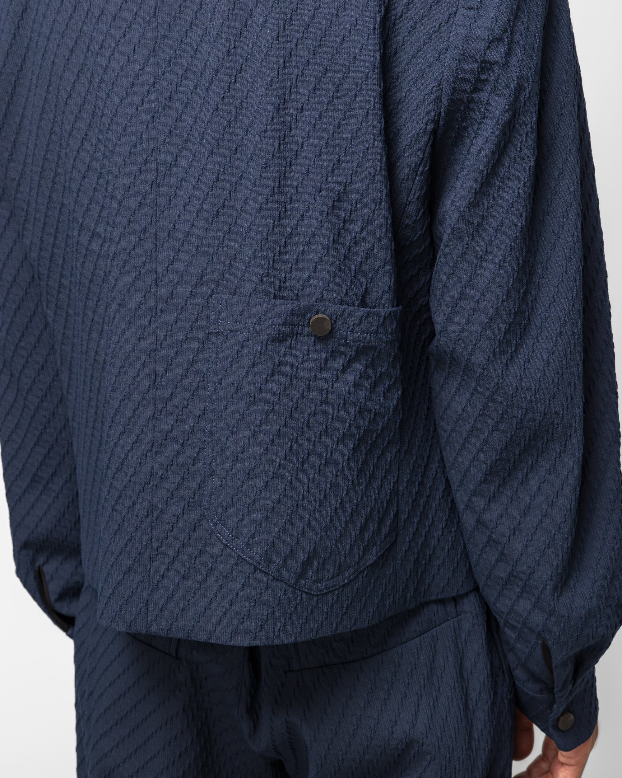 Noro Blazer - Abyss Blue Wavy Wool - Image 5