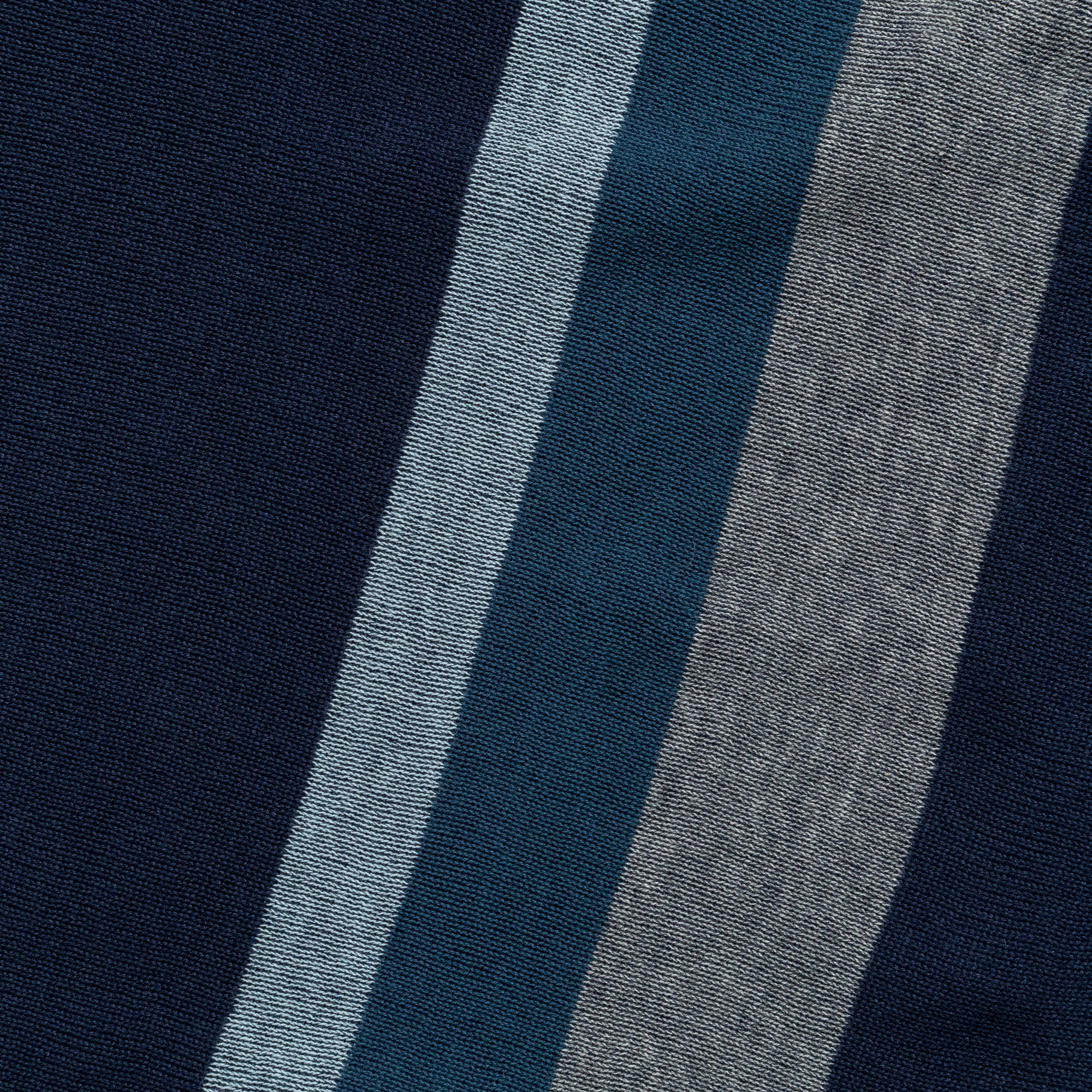 Knit Polo Stripe Argyle - Navy - Image 6