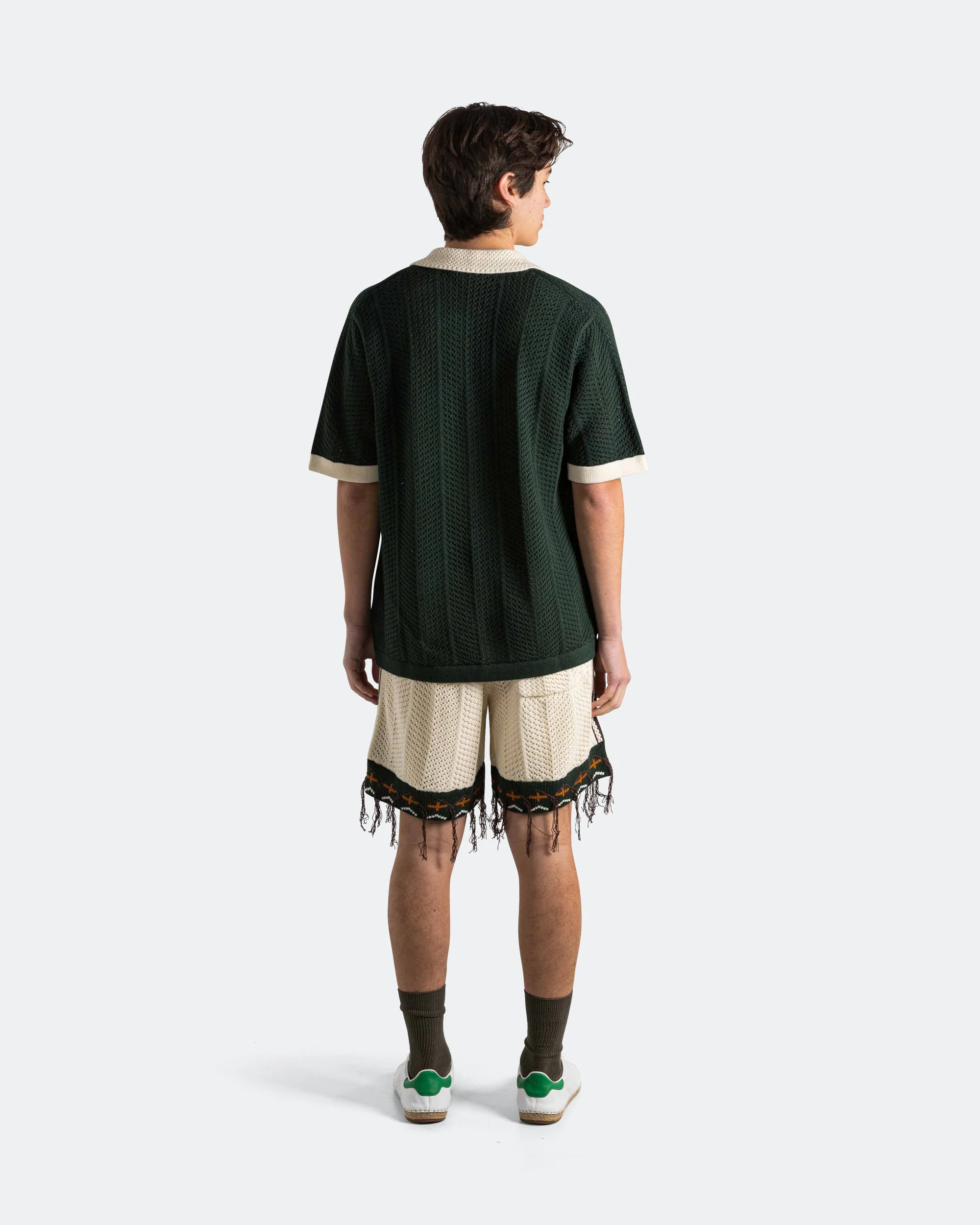Knit Shorts by Edison Chen x CLOT - Cream White - Image 6