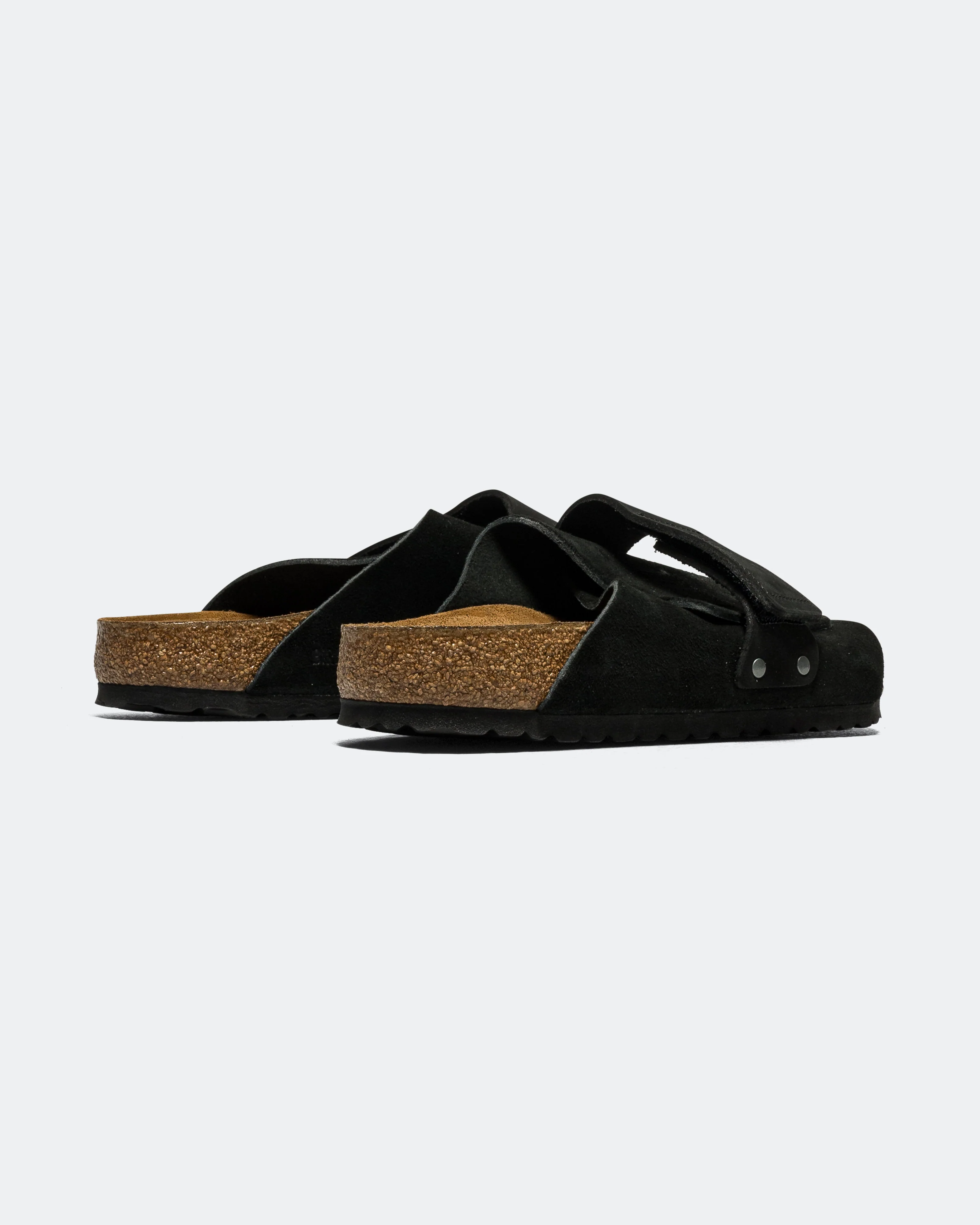 Kyoto - Black Suede/Nubuck Leather - Image 3