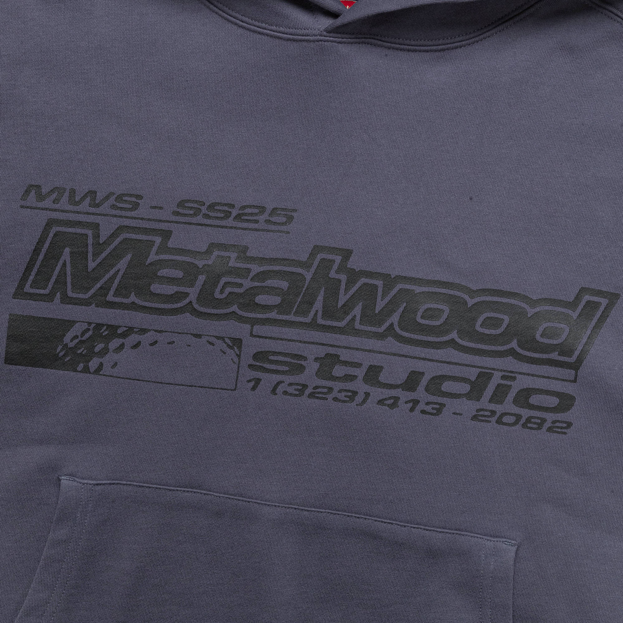 La Brea Shop Hooded Sweatshirt - Gunmetal - Image 3