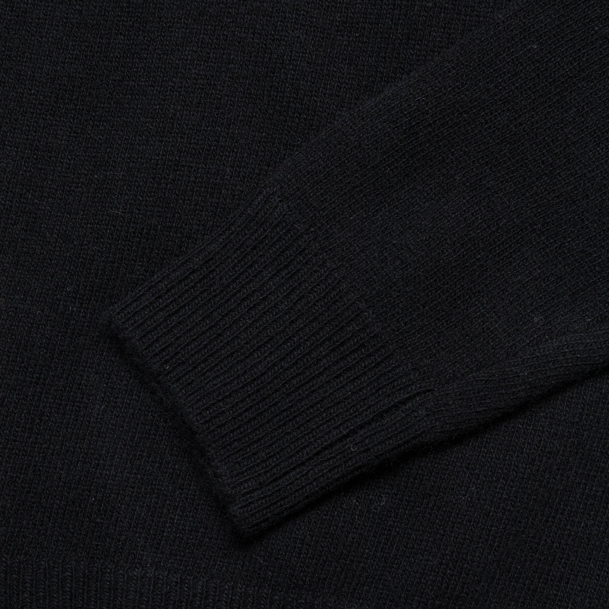 Lambswool Sweater - Black - Image 4