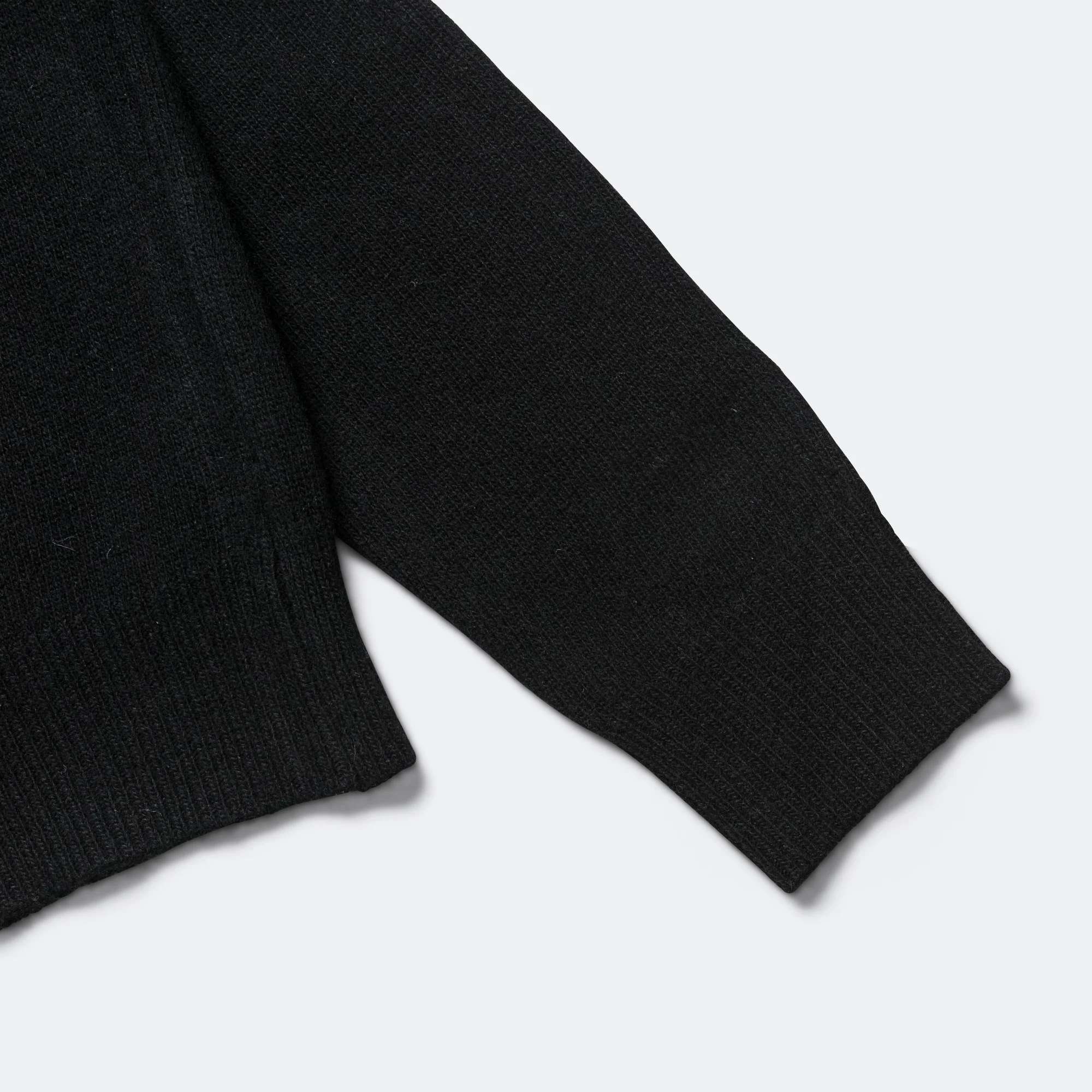 Lambswool Sweater - Black - Image 6