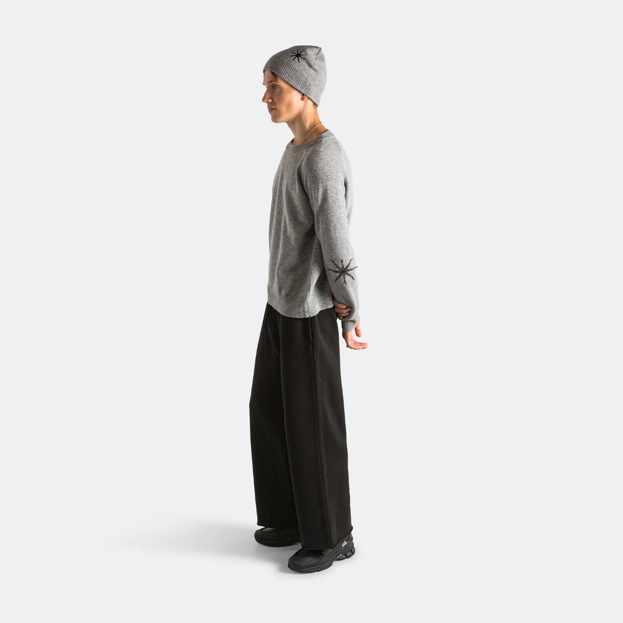 Lambswool Toque - Grey - Image 3