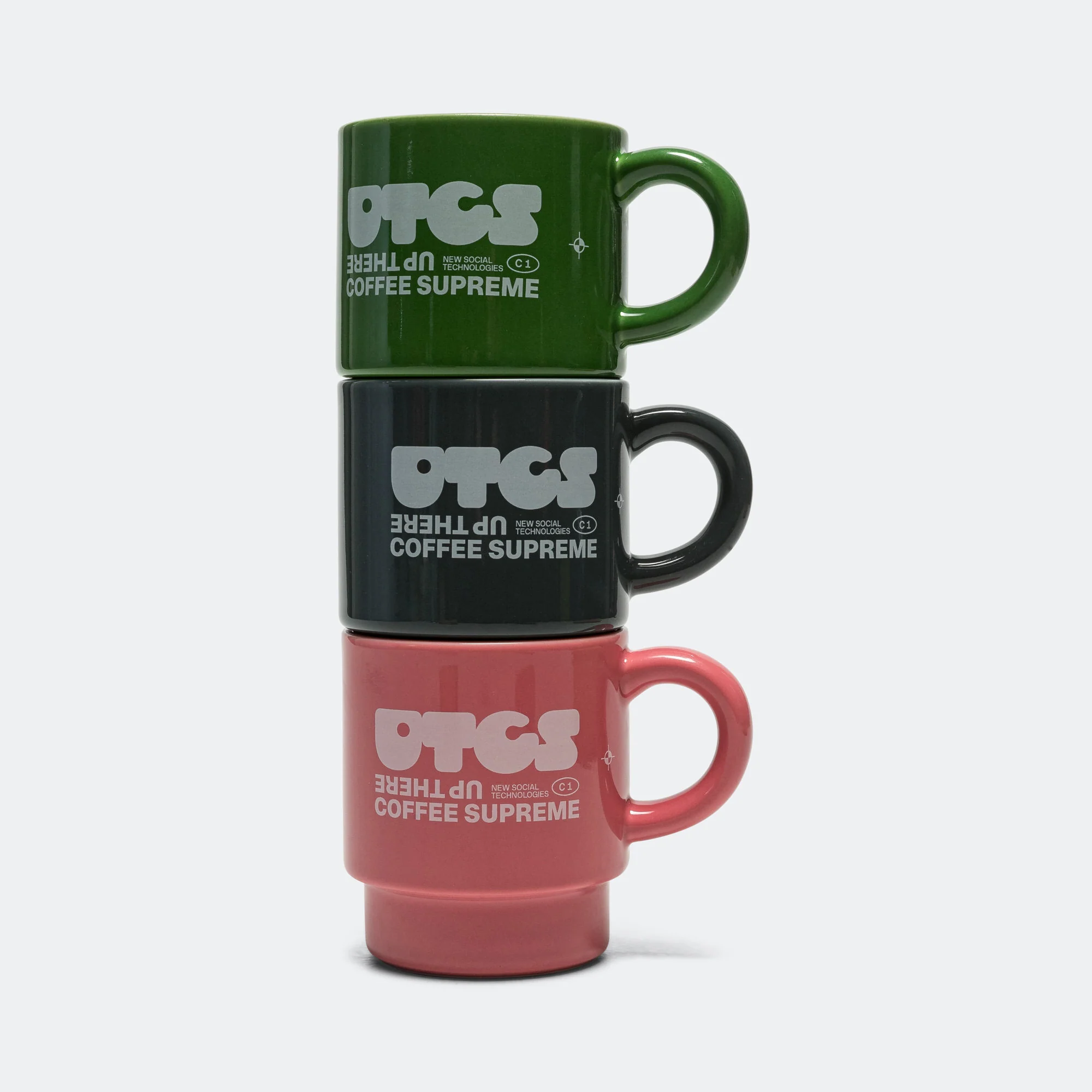 Large Stacker Mug x UP THERE - Grey - Image 6