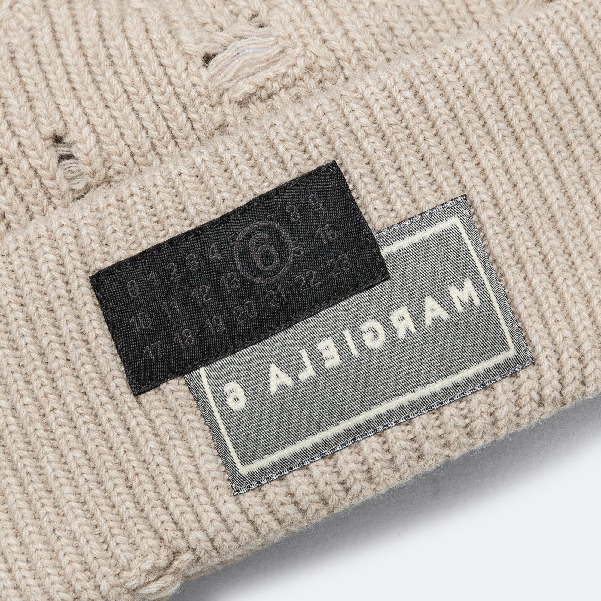 Logo Beanie - Beige Melange - Image 3