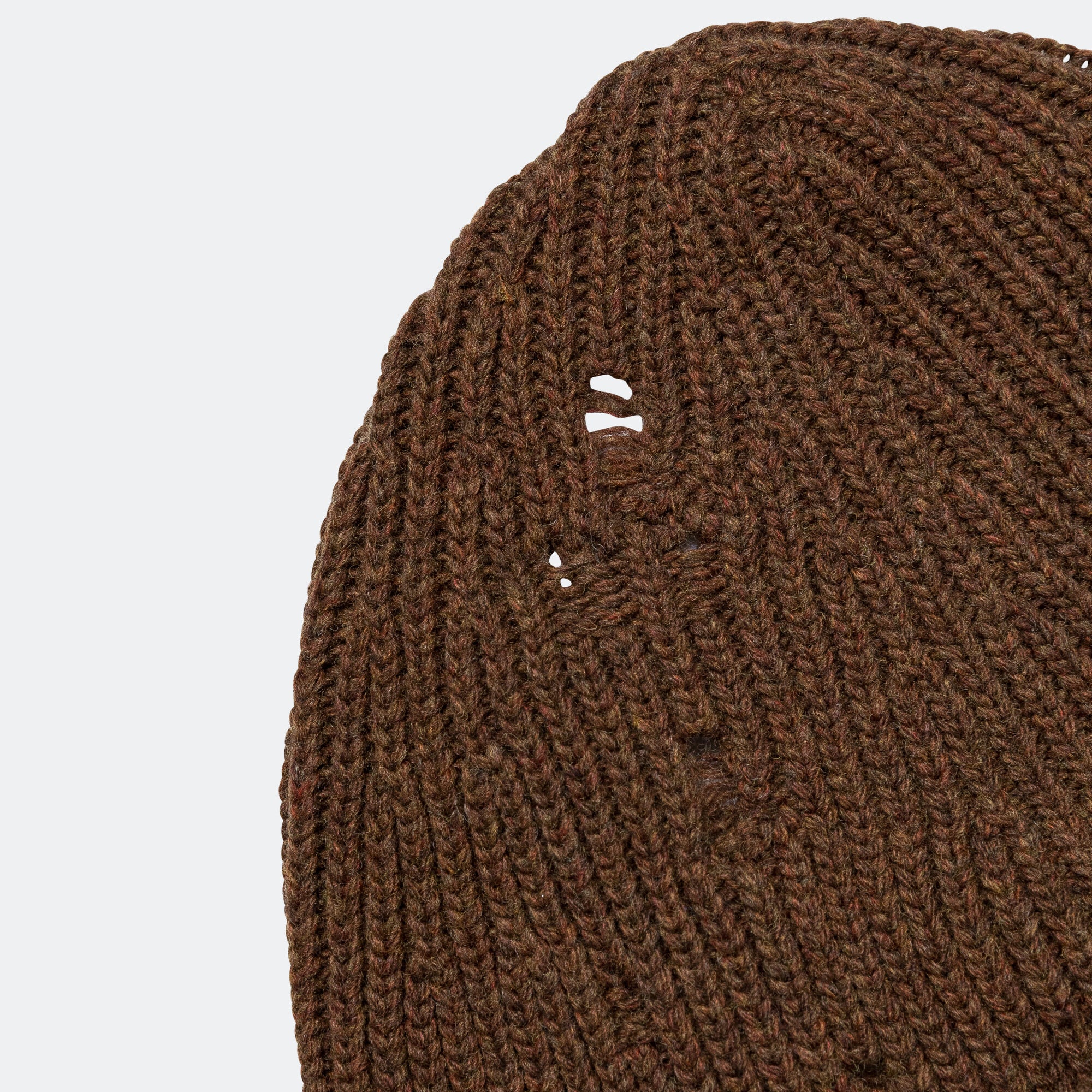 Logo Beanie - Brown Melange - Image 2