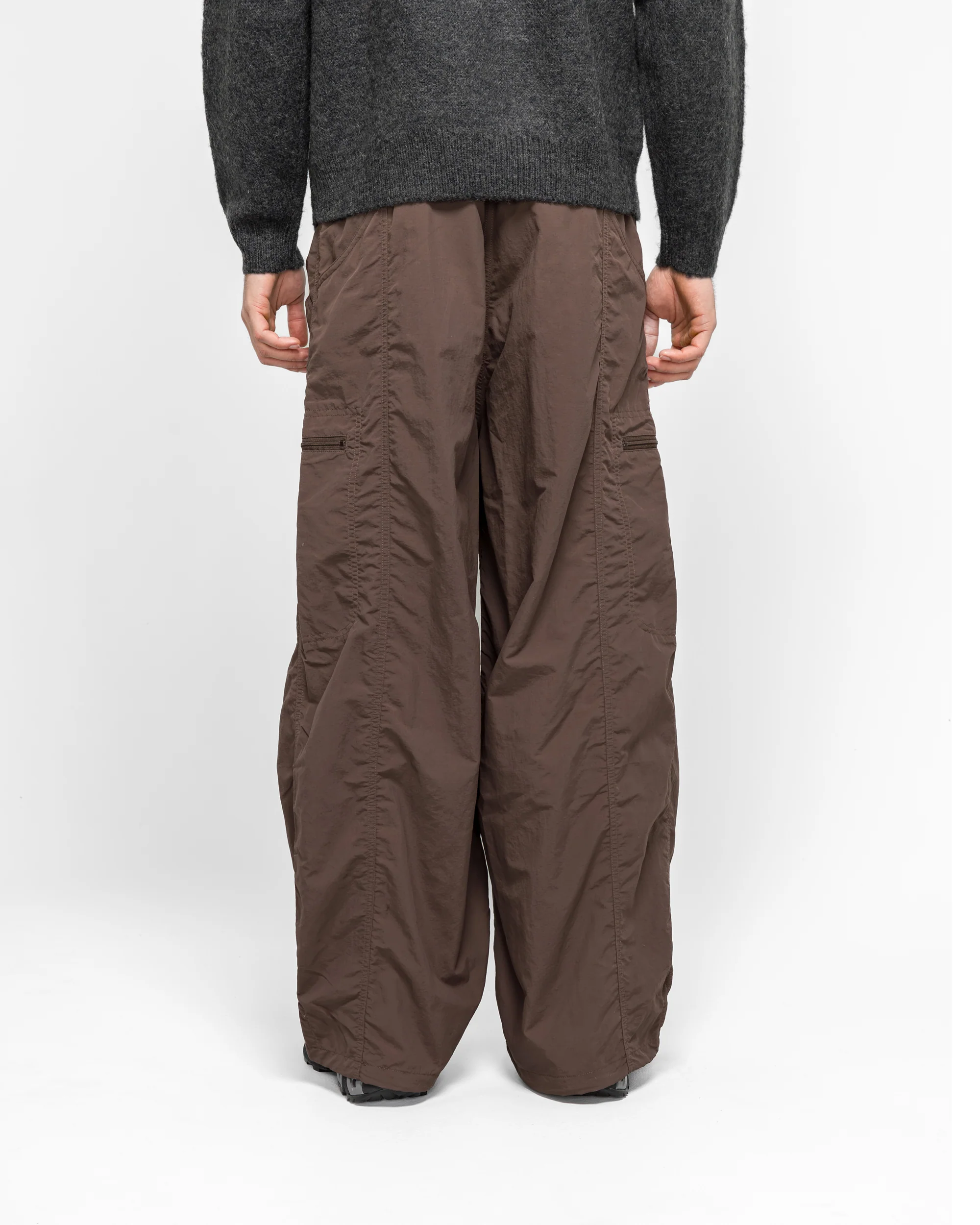 Loose Balloon Pant - Deep Brown - Image 4