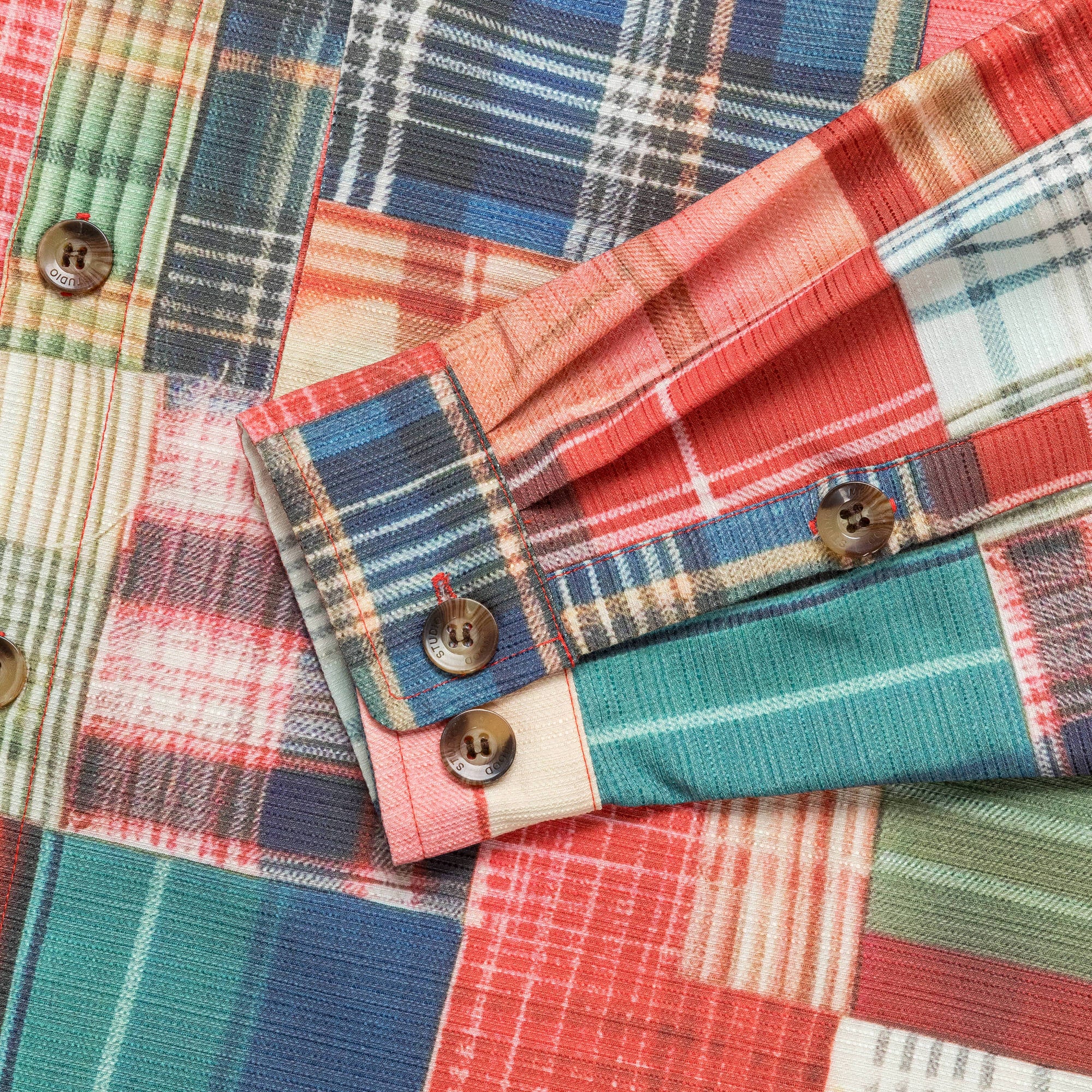 Madras Patch Explorer Shirt - Multicolour - Image 4