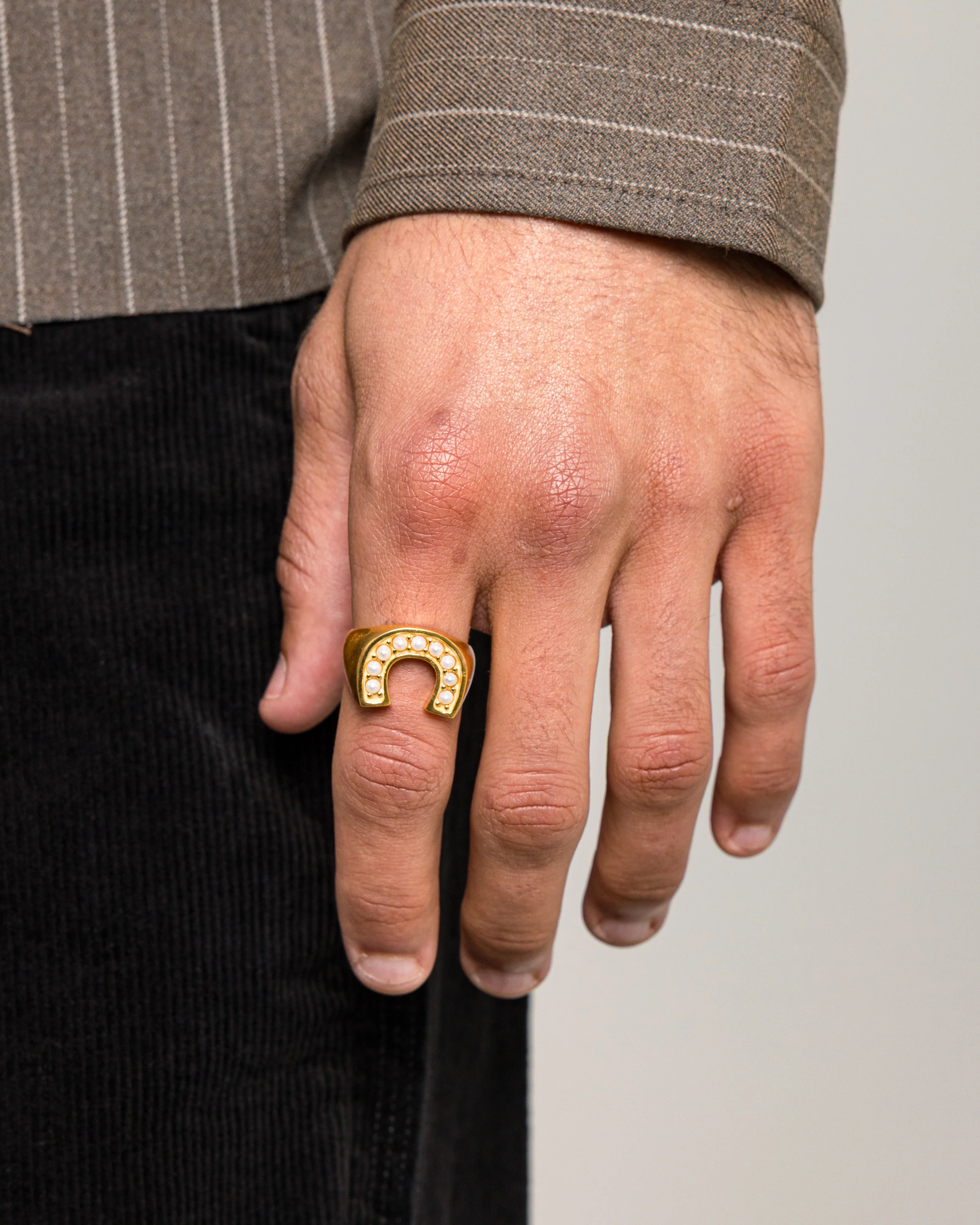 Lucky Ring - 14K Gold/Mother of Pearl - Image 2
