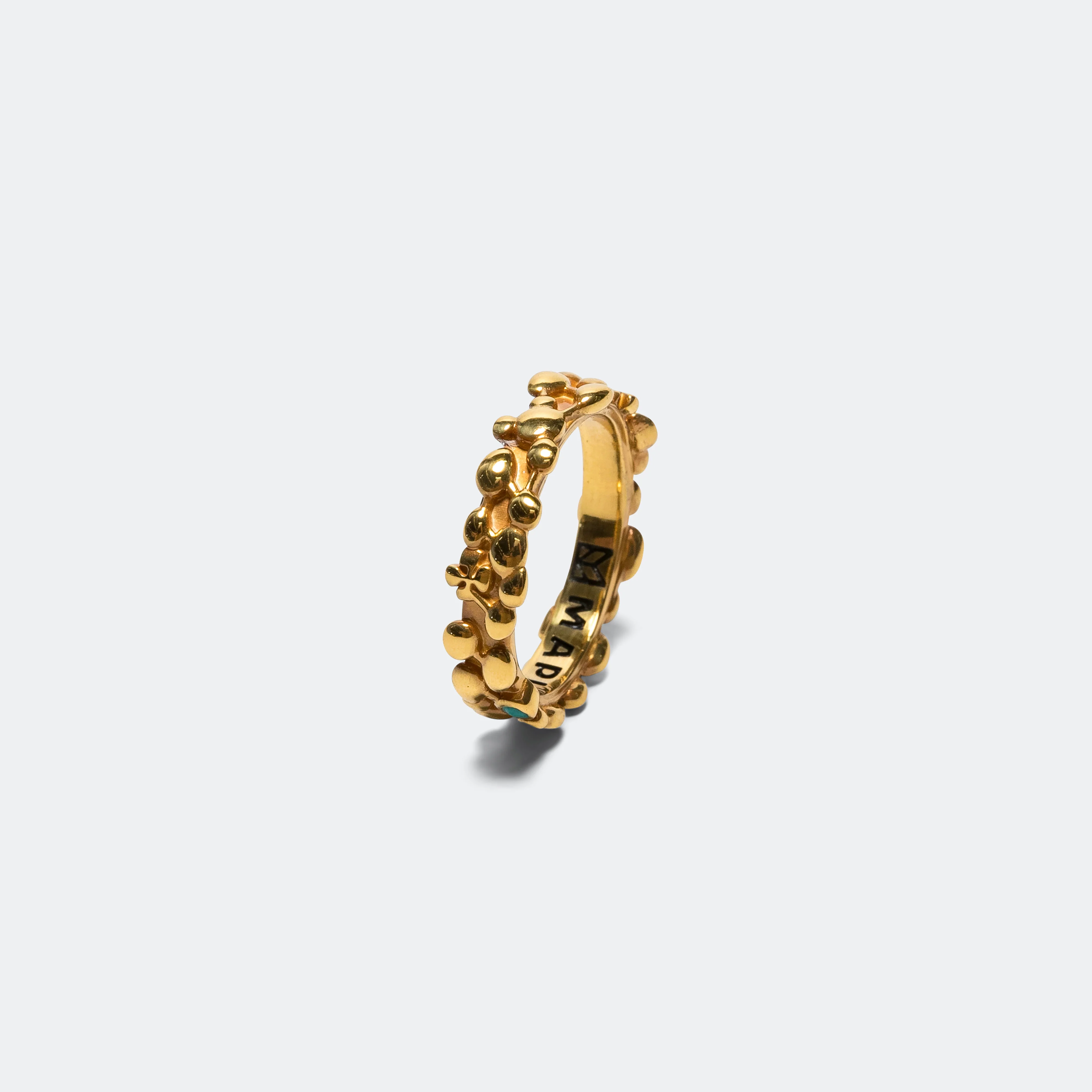 Tropique Ring - 14K Gold Plated/Turquoise - Image 6
