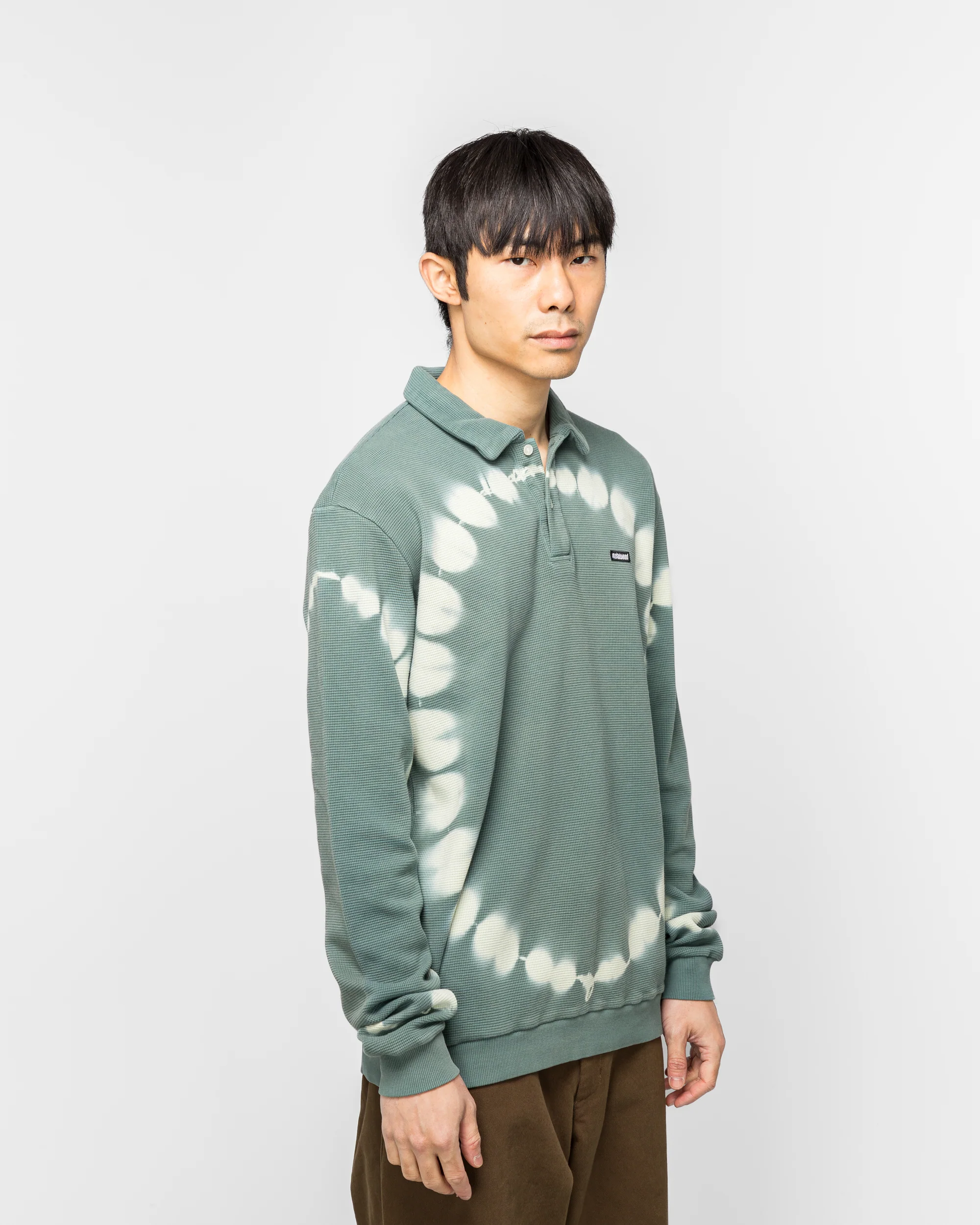 Mini Metal Logo LS Thermal Polo - Marine - Image 3