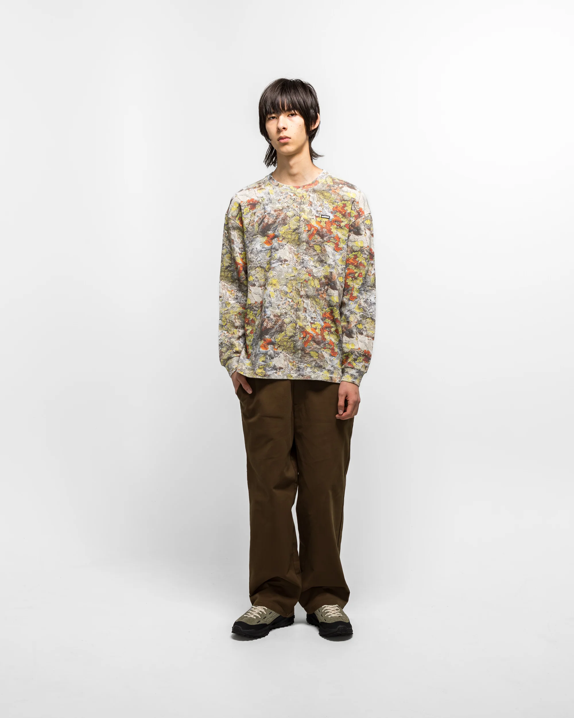 Mini Metal Logo Thermal Shirt - Real Moss Camo - Image 5