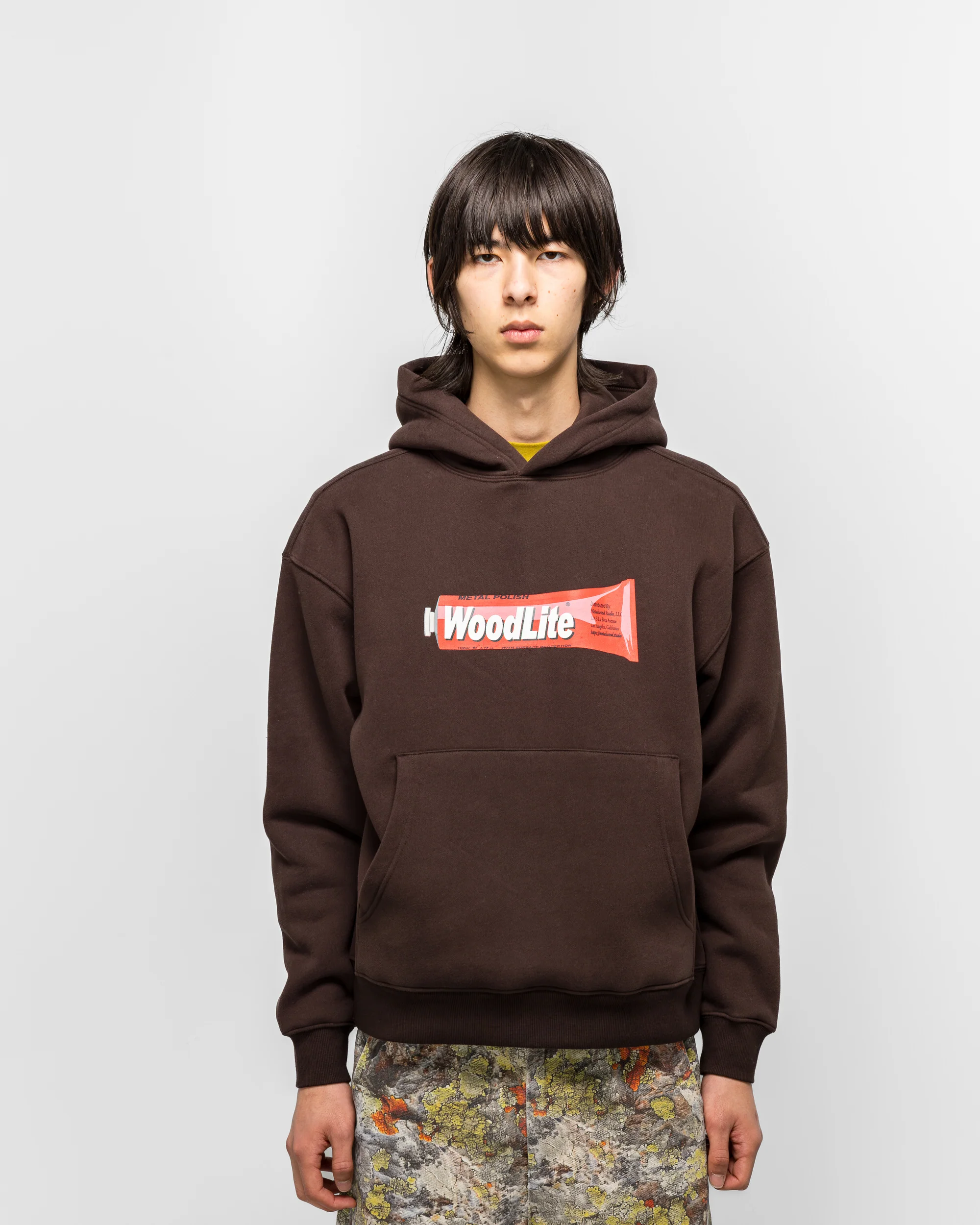 Woodlite Hooded Sweatshirt - Brown - Image 2