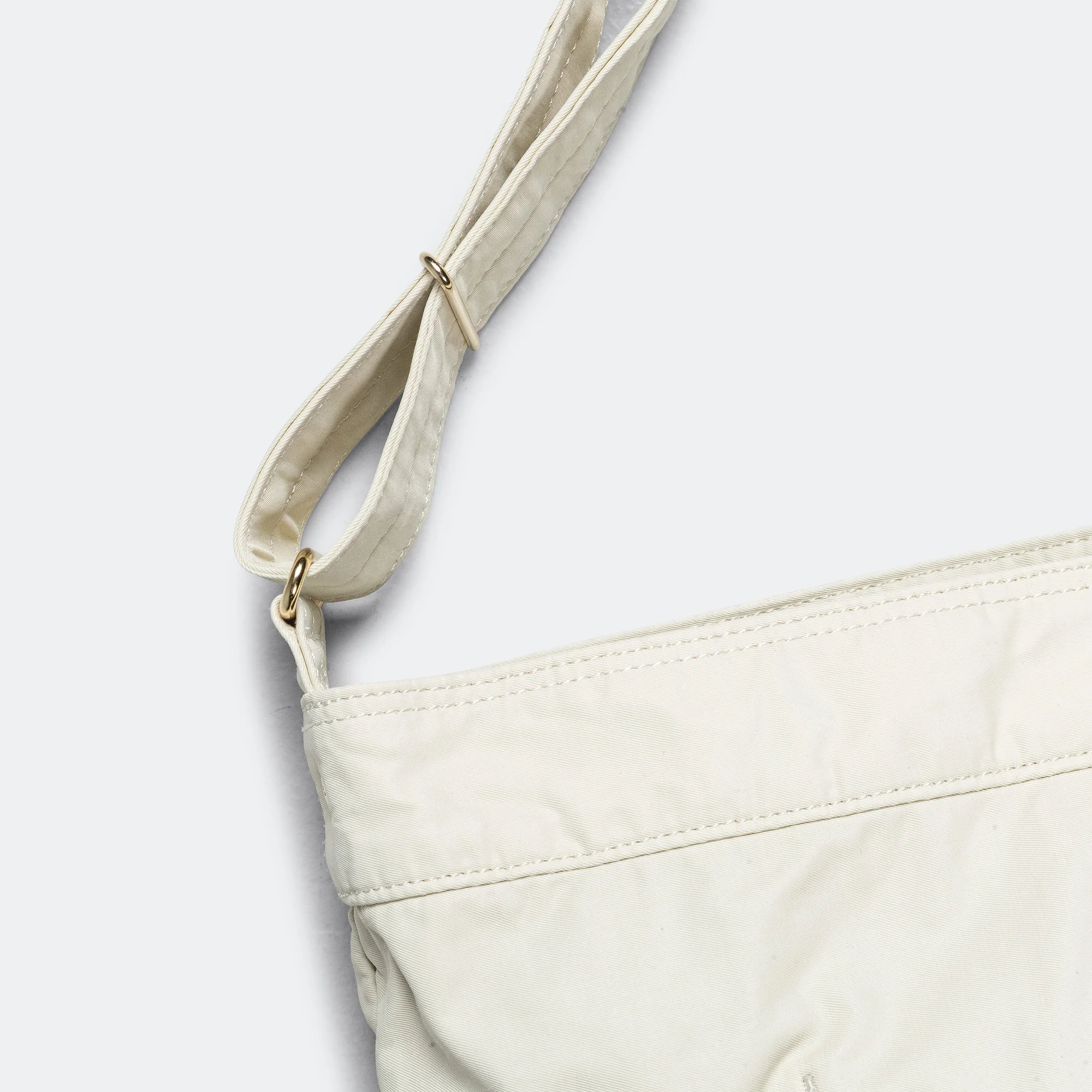 MILE 2WAY Tote Bag (L) - White - Image 4