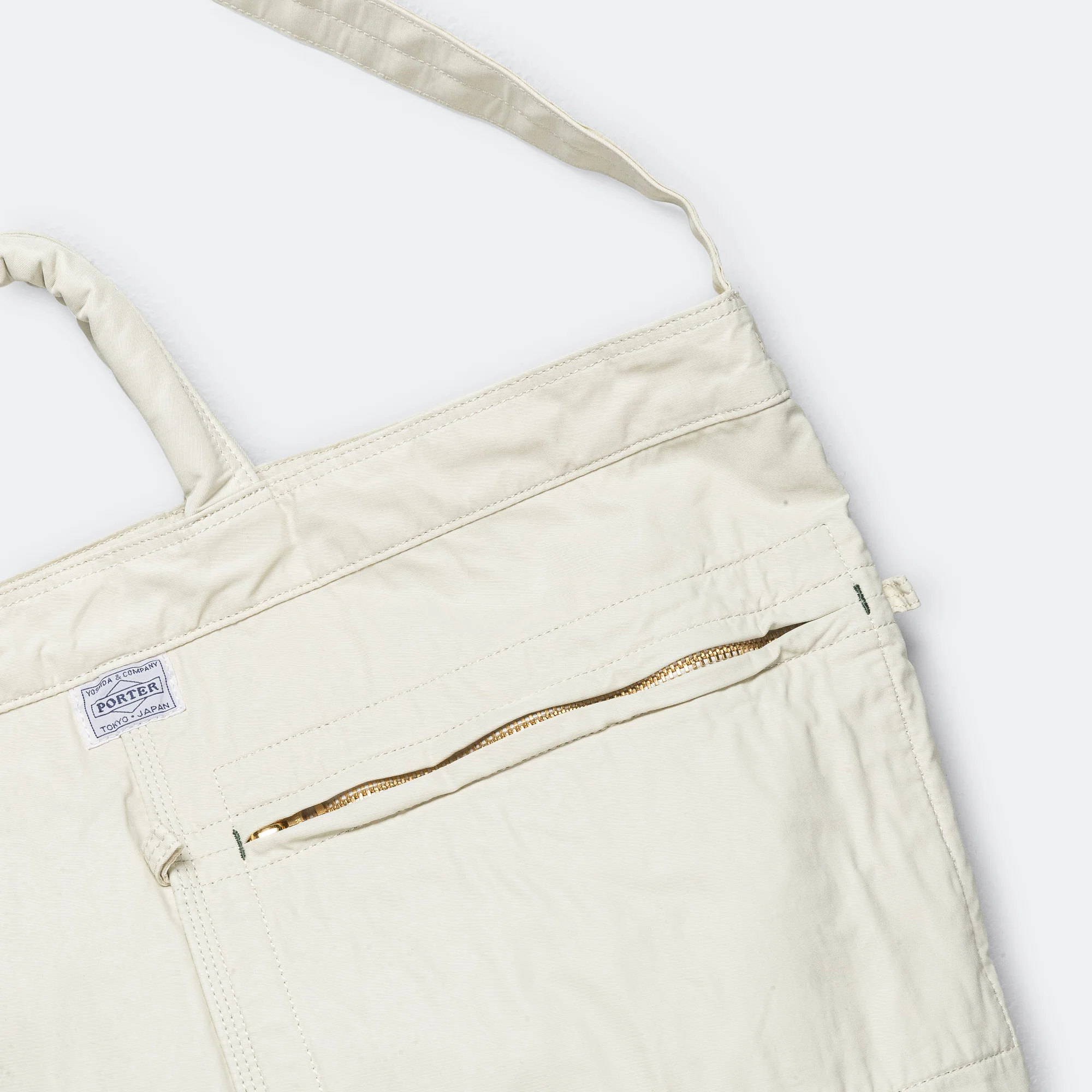 MILE 2WAY Tote Bag (L) - White - Image 6