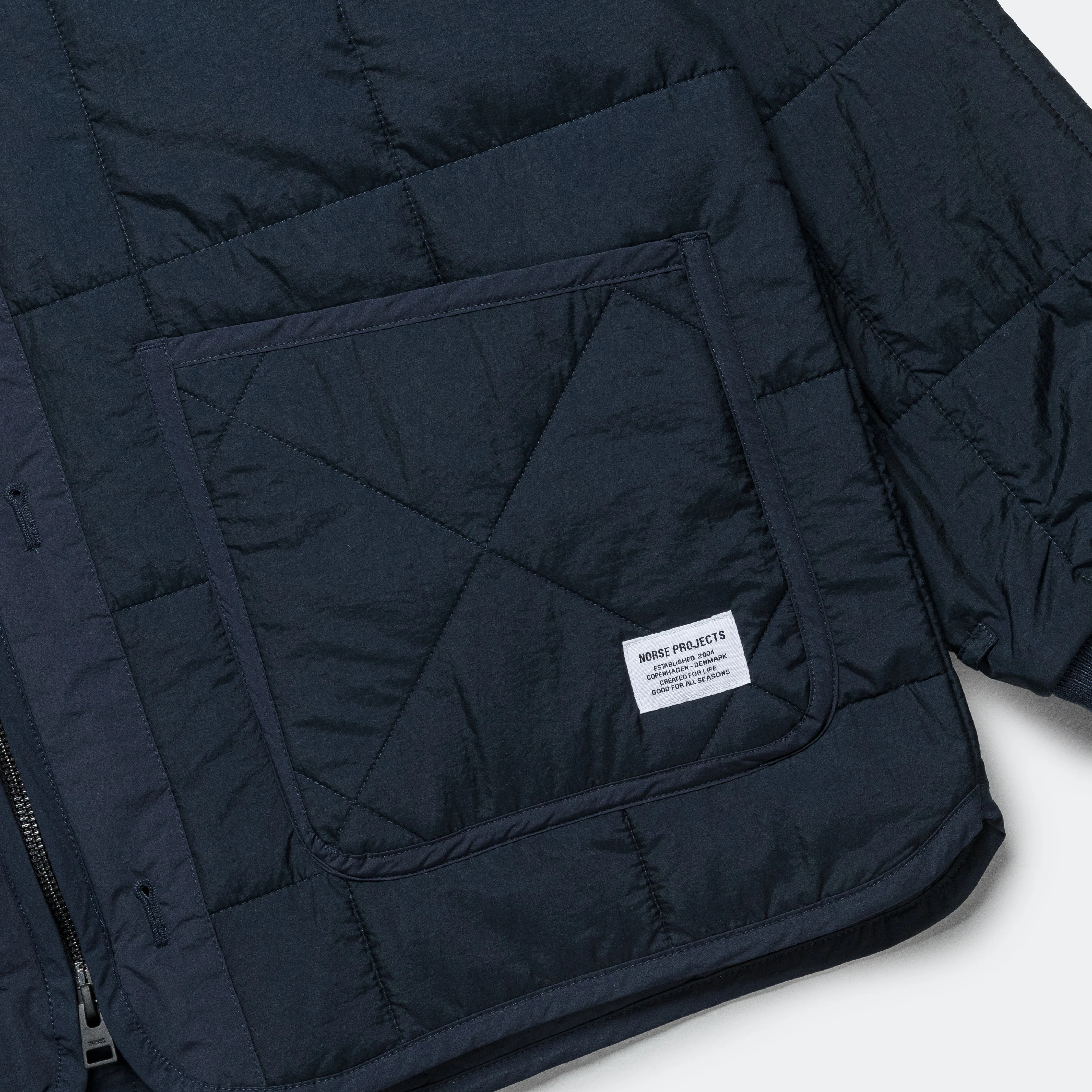 Military Liner Jacket - Dark Navy - Image 6