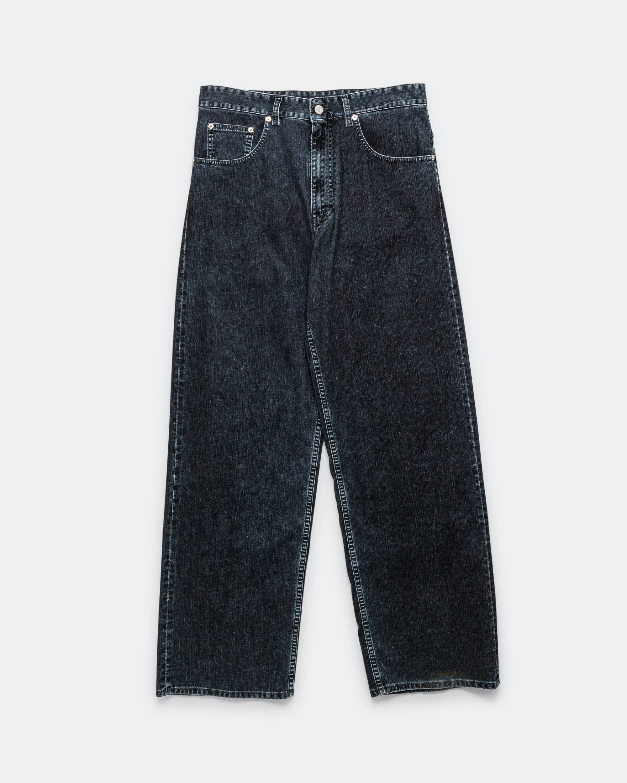 5 Pocket Denim Trousers - Black Denim