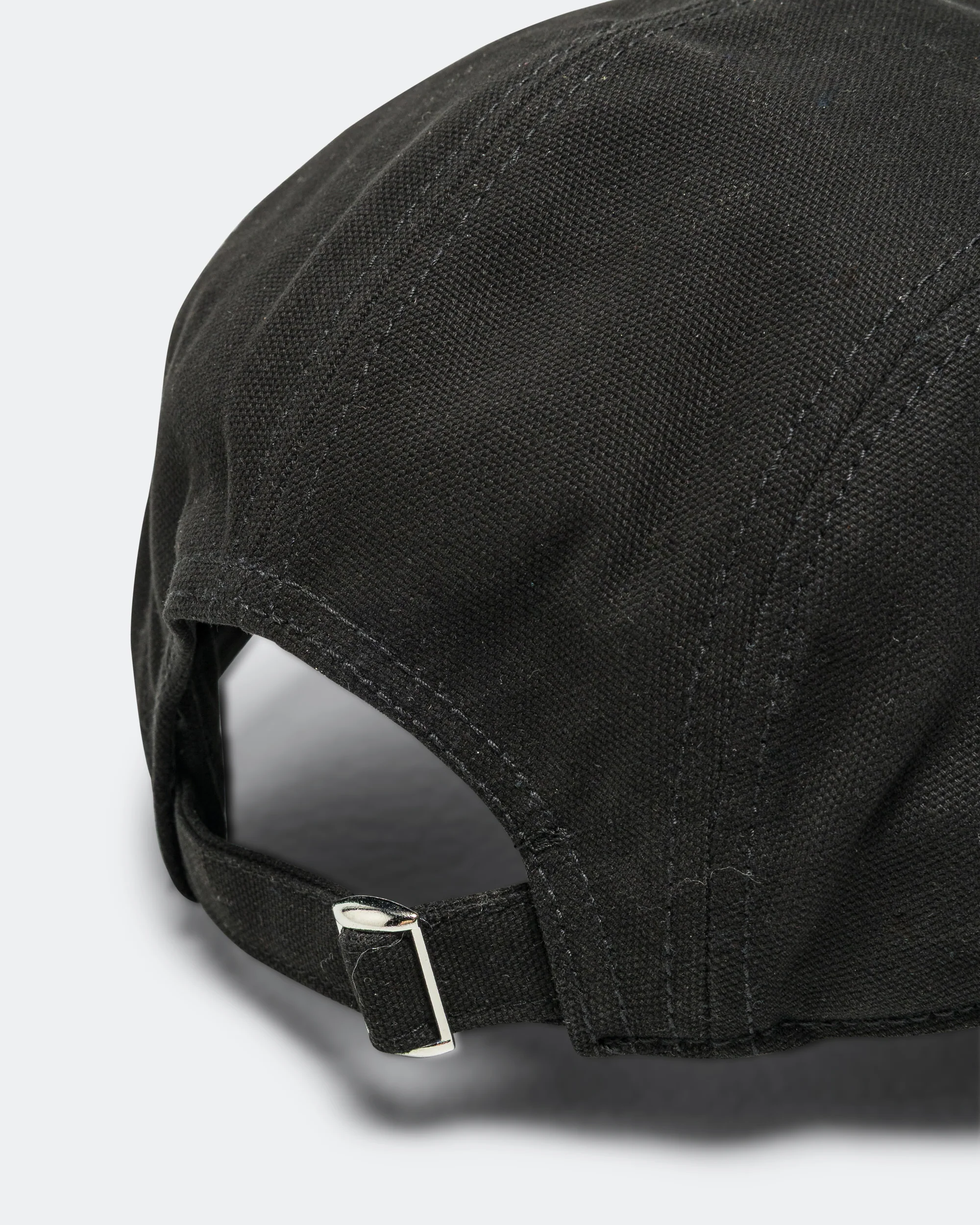 Cotton Canvas 5-Panel Cap - Black - Image 4