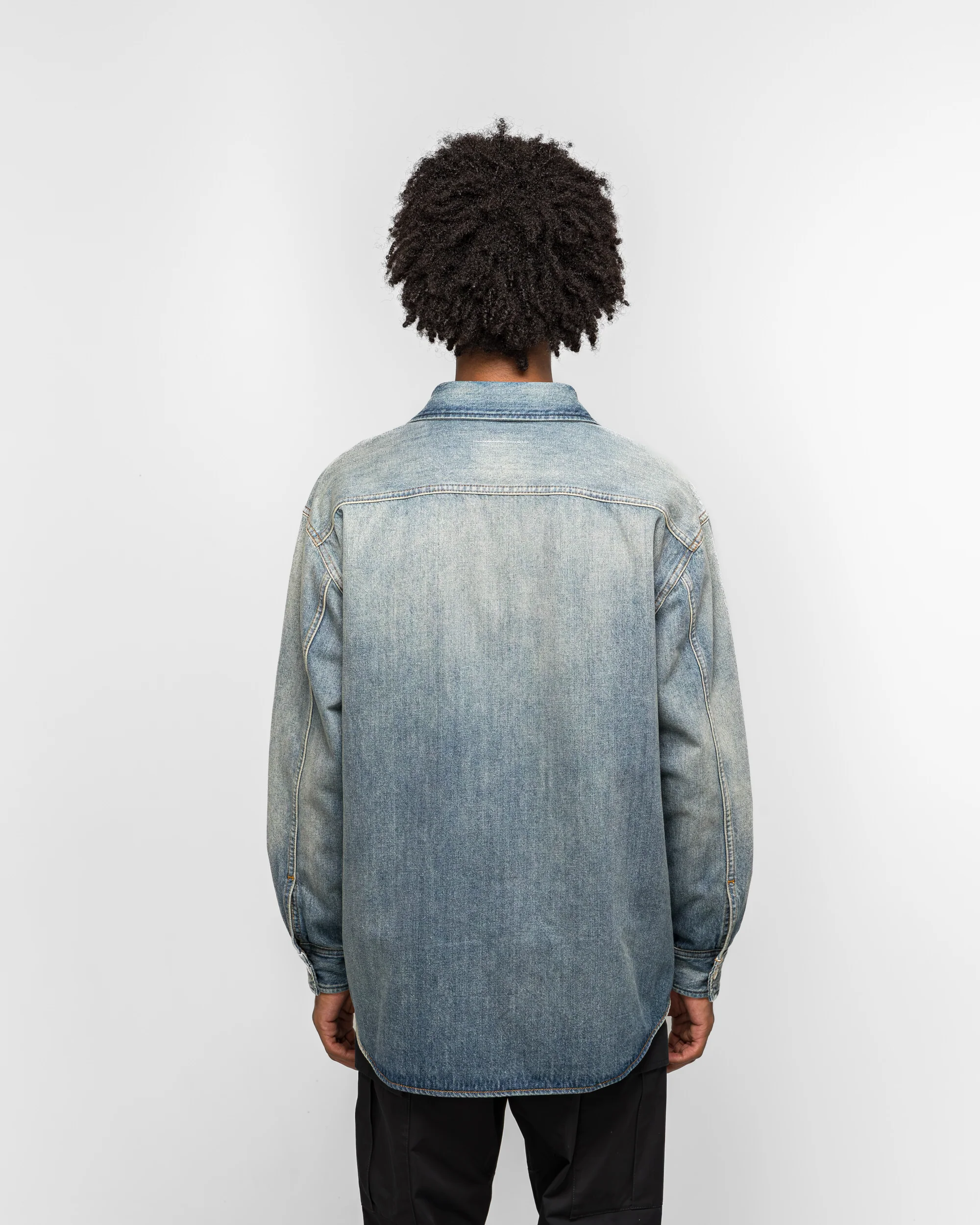 11oz Denim Shirt - Blue - Image 4
