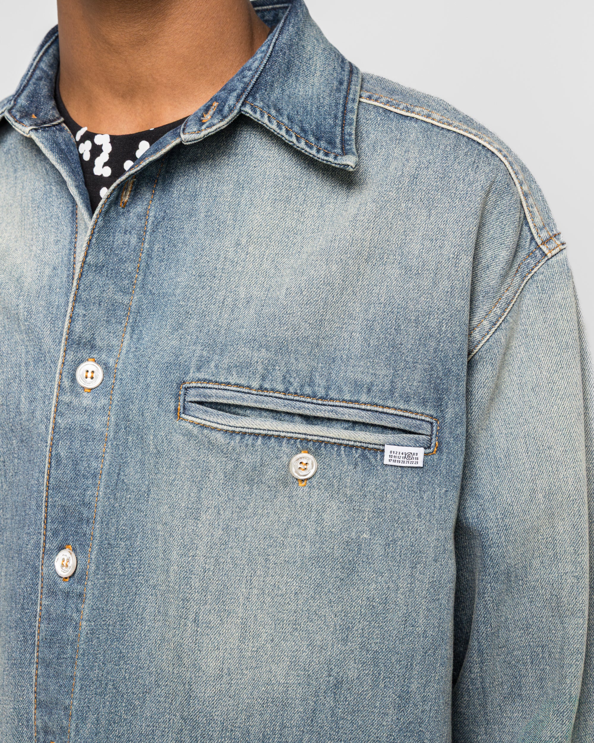 11oz Denim Shirt - Blue - Image 5