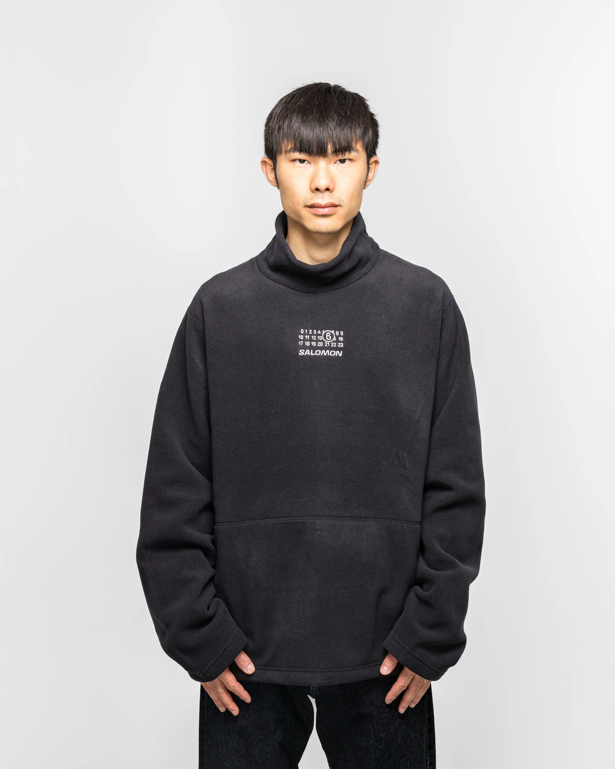 Pile Fleece LS Pullover x Salomon - Washed Black - Image 2
