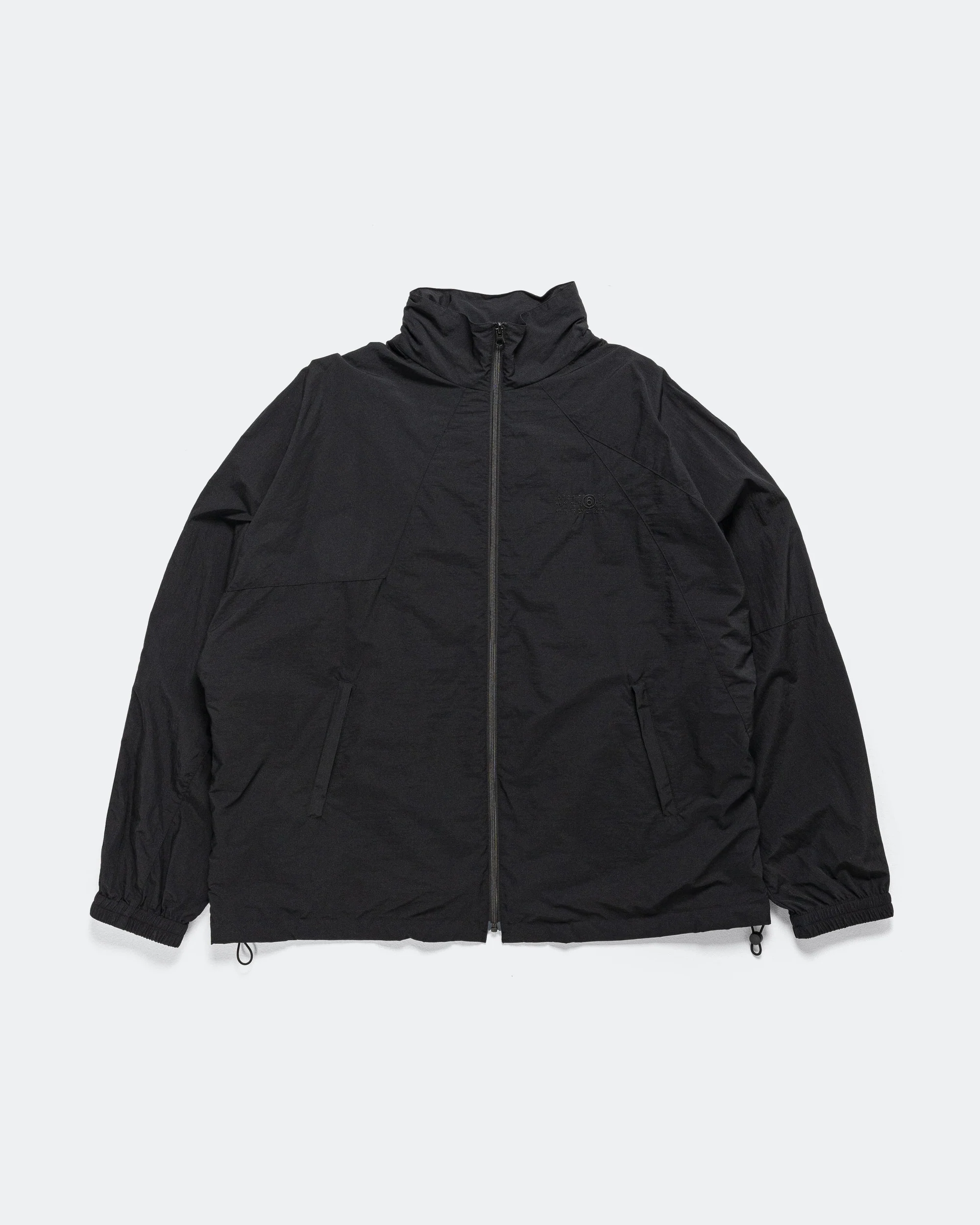 Vented Track Jacket - Black