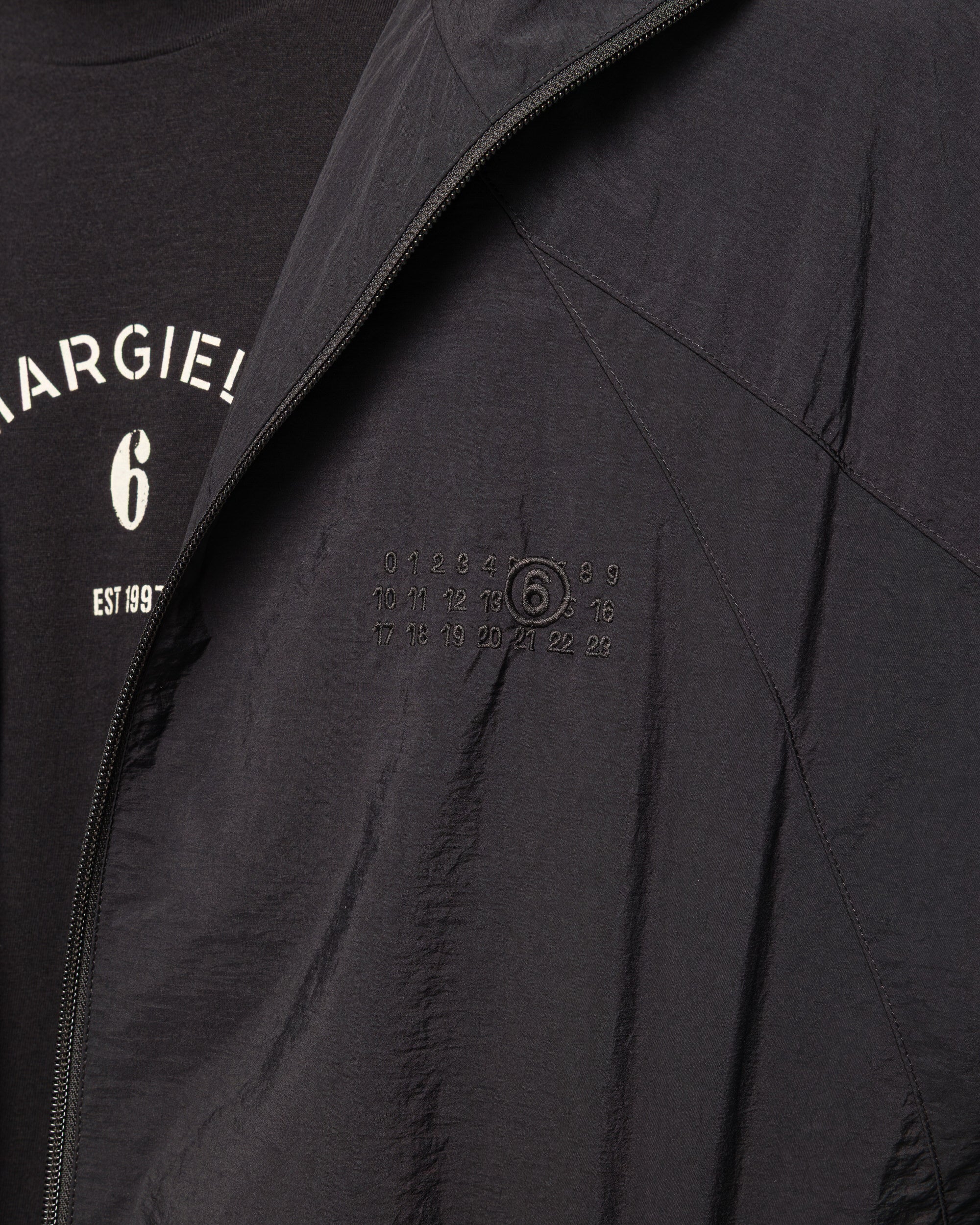 Vented Track Jacket - Black - Image 6