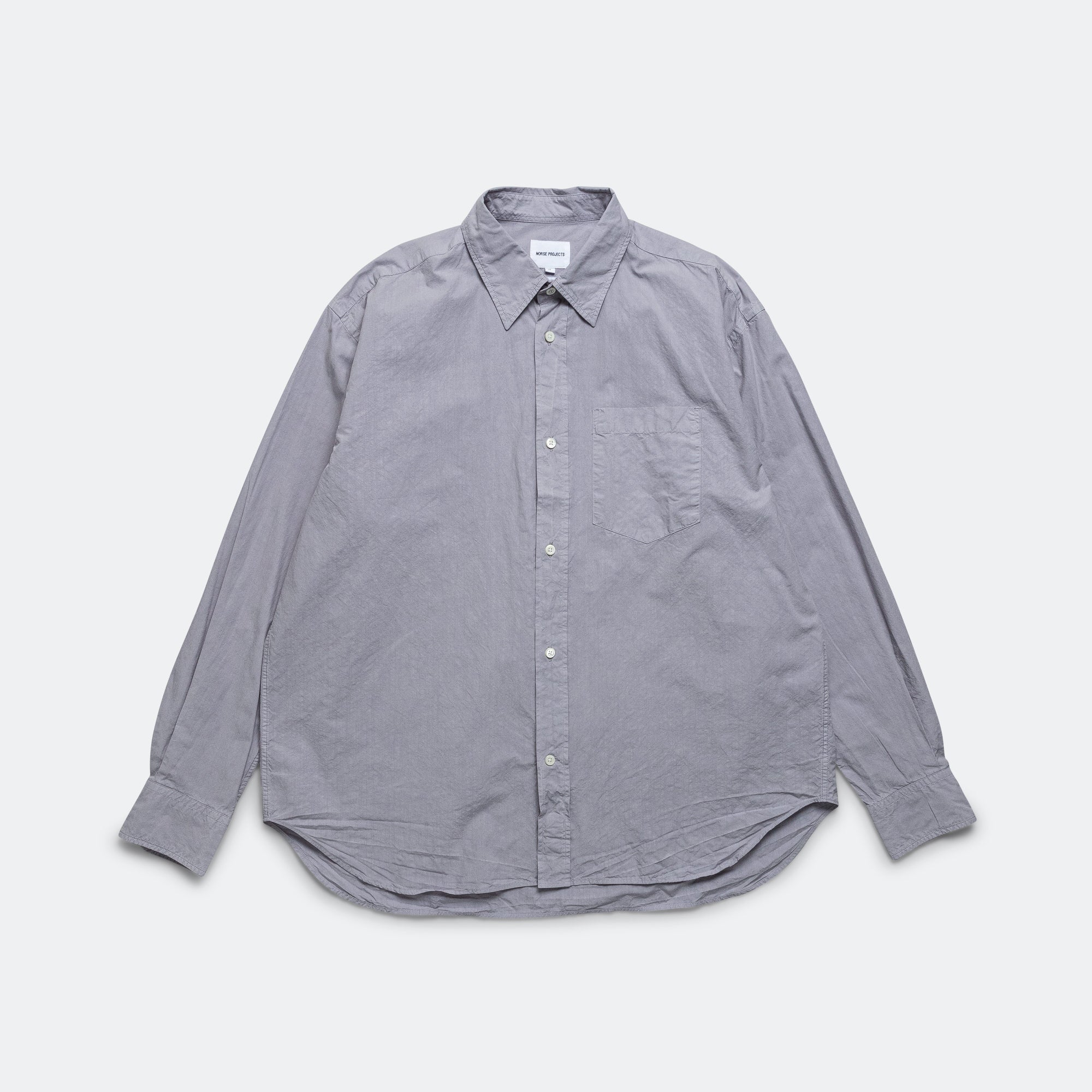 Ole Cotton Tencel Shirt - Crocus Purple
