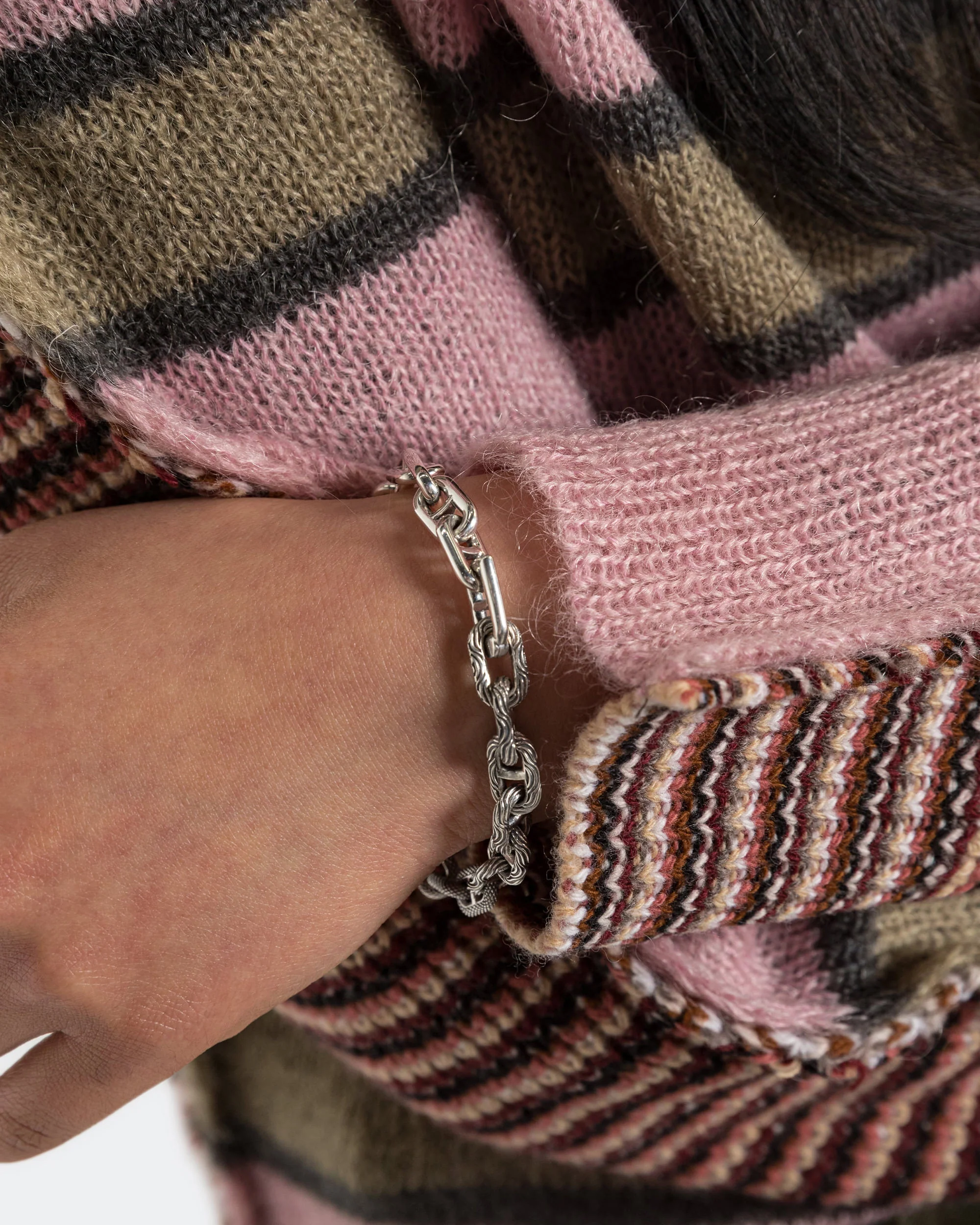 Model 22 Bracelet Mixed Motif - 925 Silver - Image 2