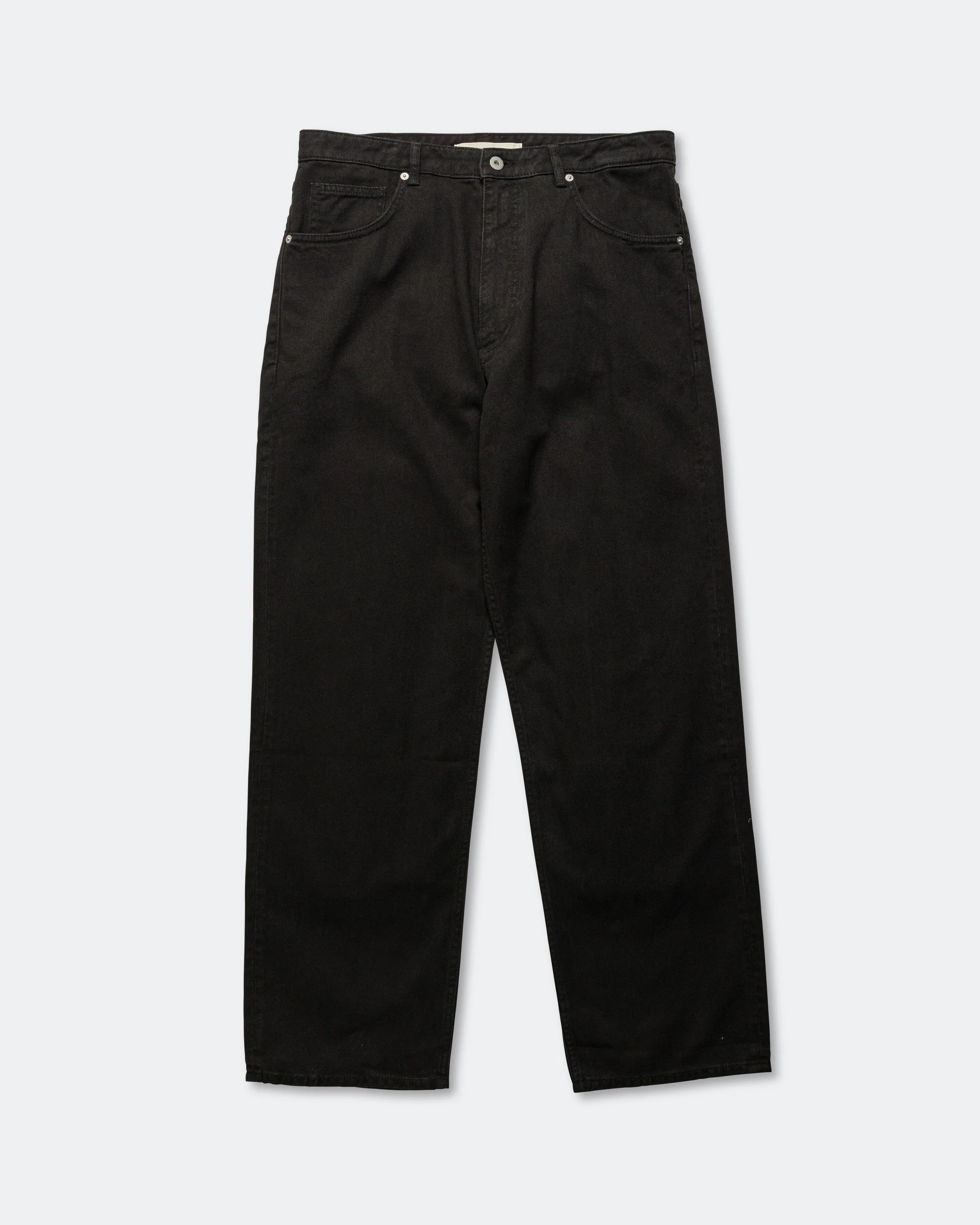 Mogens Relaxed 5 Pocket Heavy Twill - Black