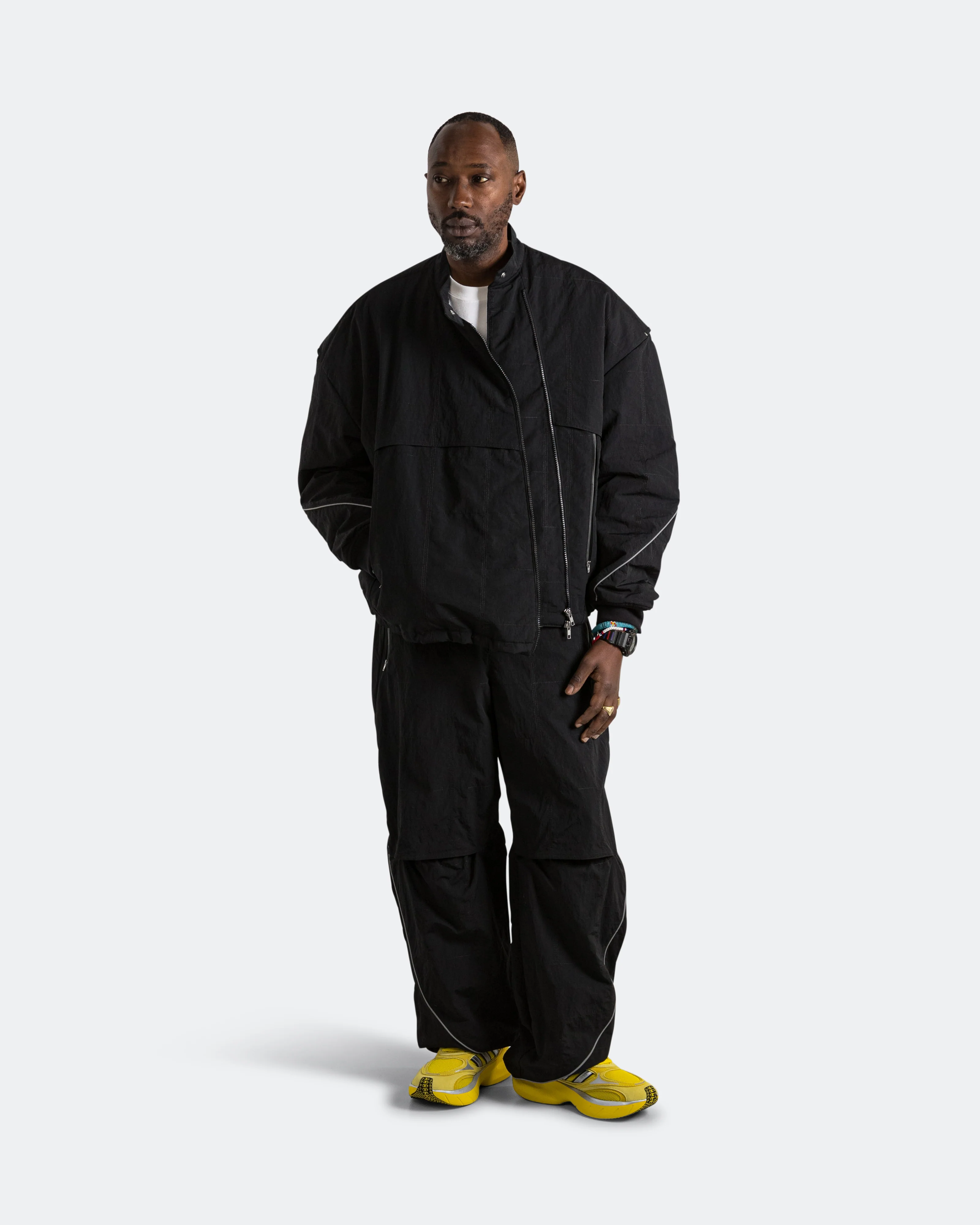 Motor Ave Racer Jacket - Black - Image 5