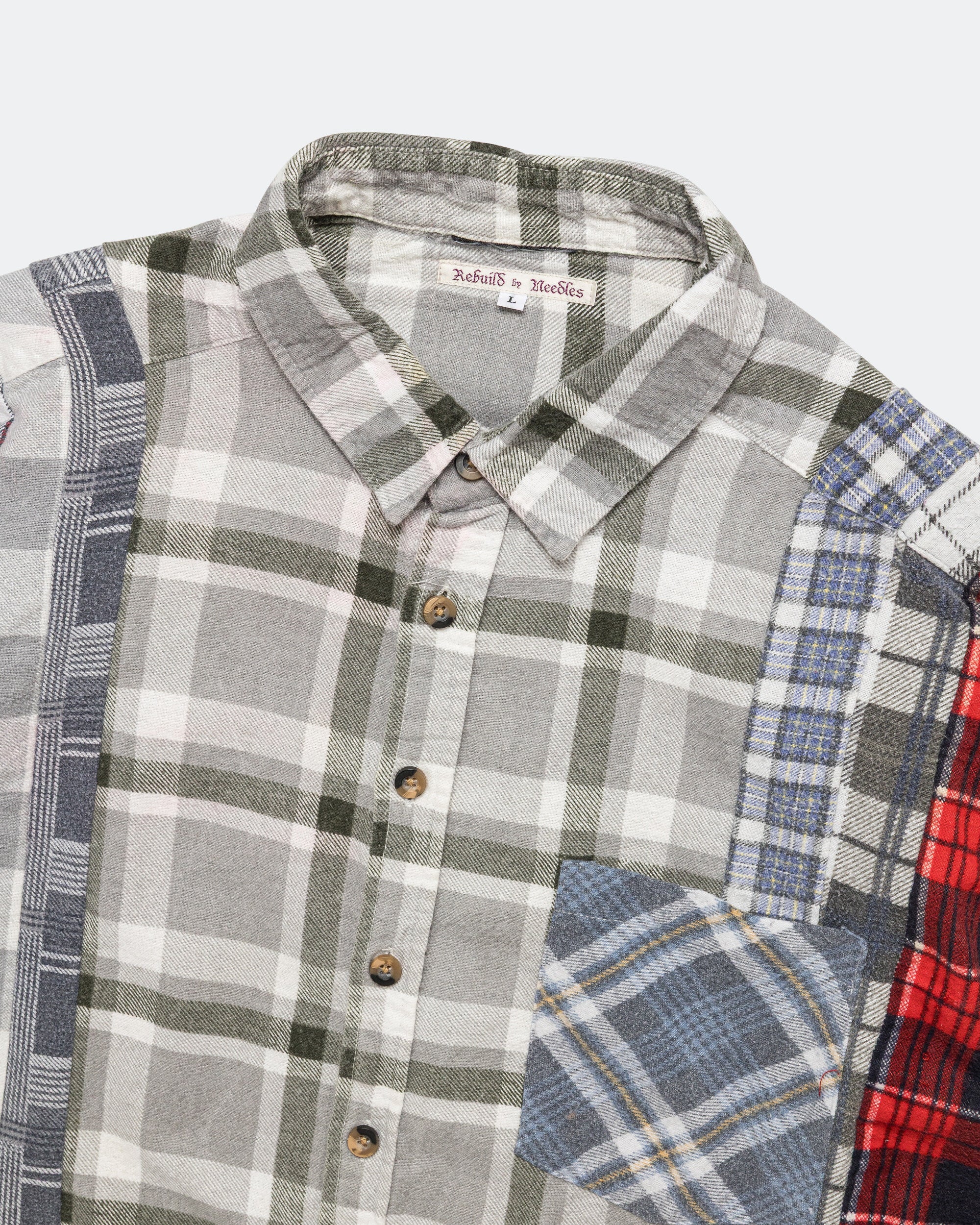 Rebuild Flannel 7 Cuts Shirt SS26 - Large #1 - Image 2