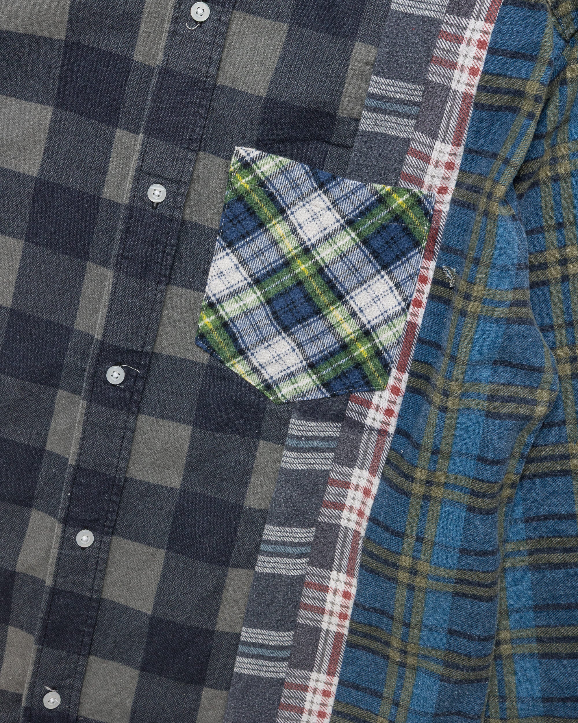 Rebuild Flannel 7 Cuts Shirt SS26 - Medium #2 - Image 3