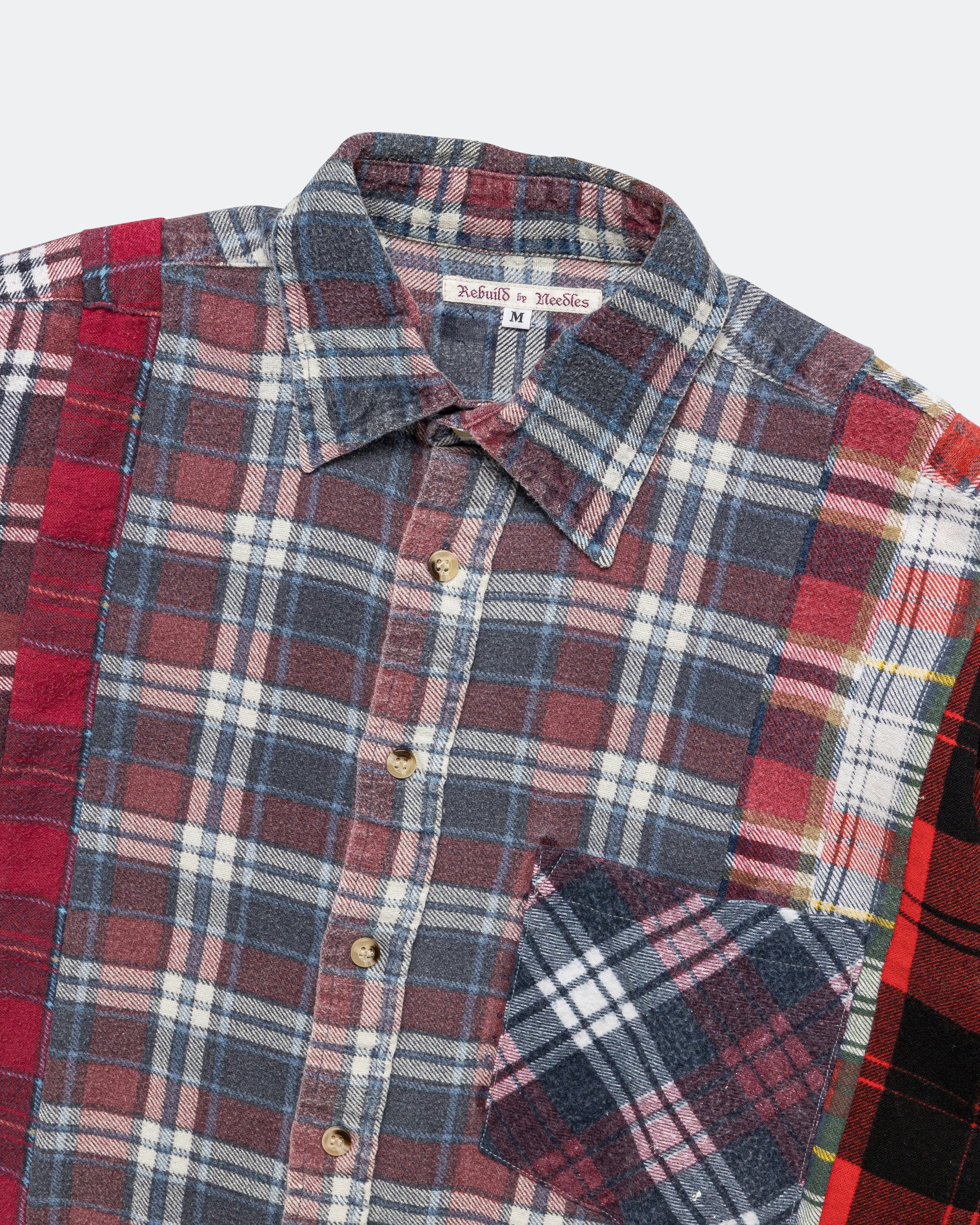 Rebuild Flannel 7 Cuts Shirt SS26 - Medium #4 - Image 2