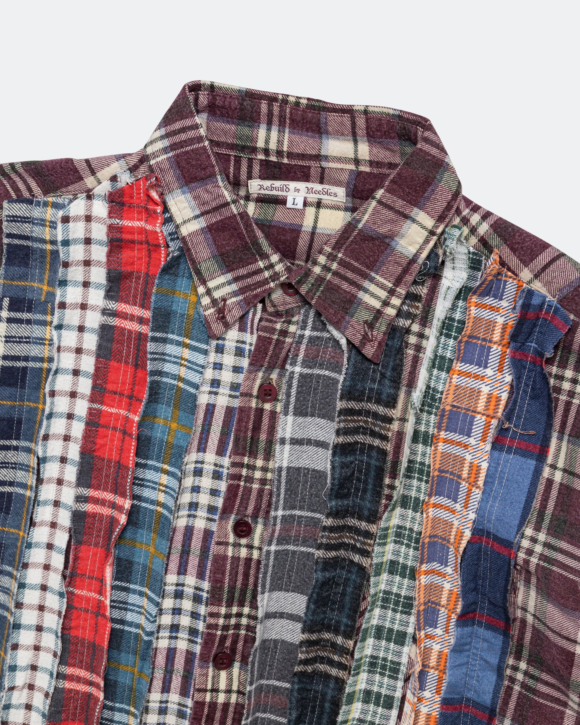 Rebuild Flannel Ribbon Shirt SS26 - Large #1 - Image 2