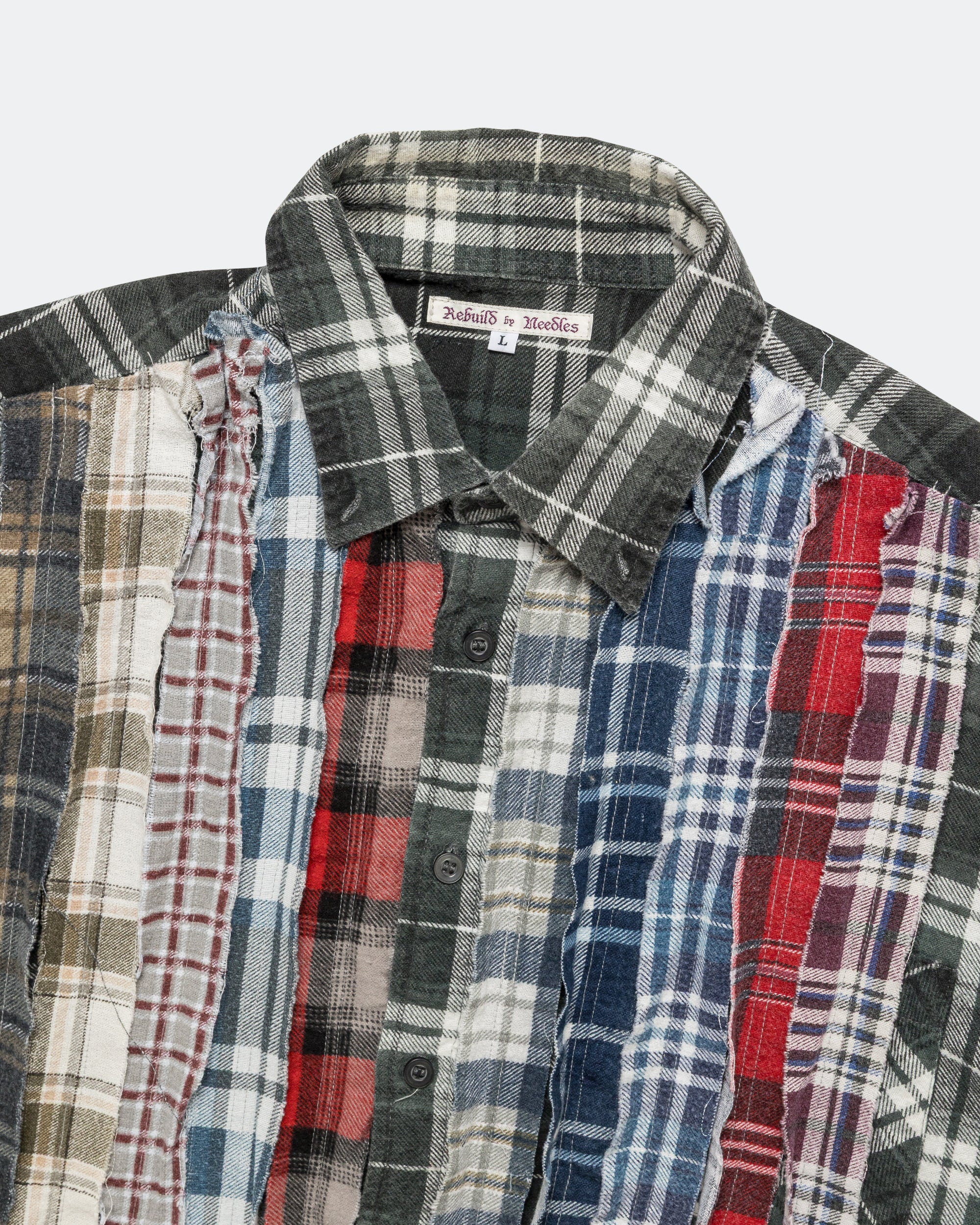 Rebuild Flannel Ribbon Shirt SS26 - Large #2 - Image 2