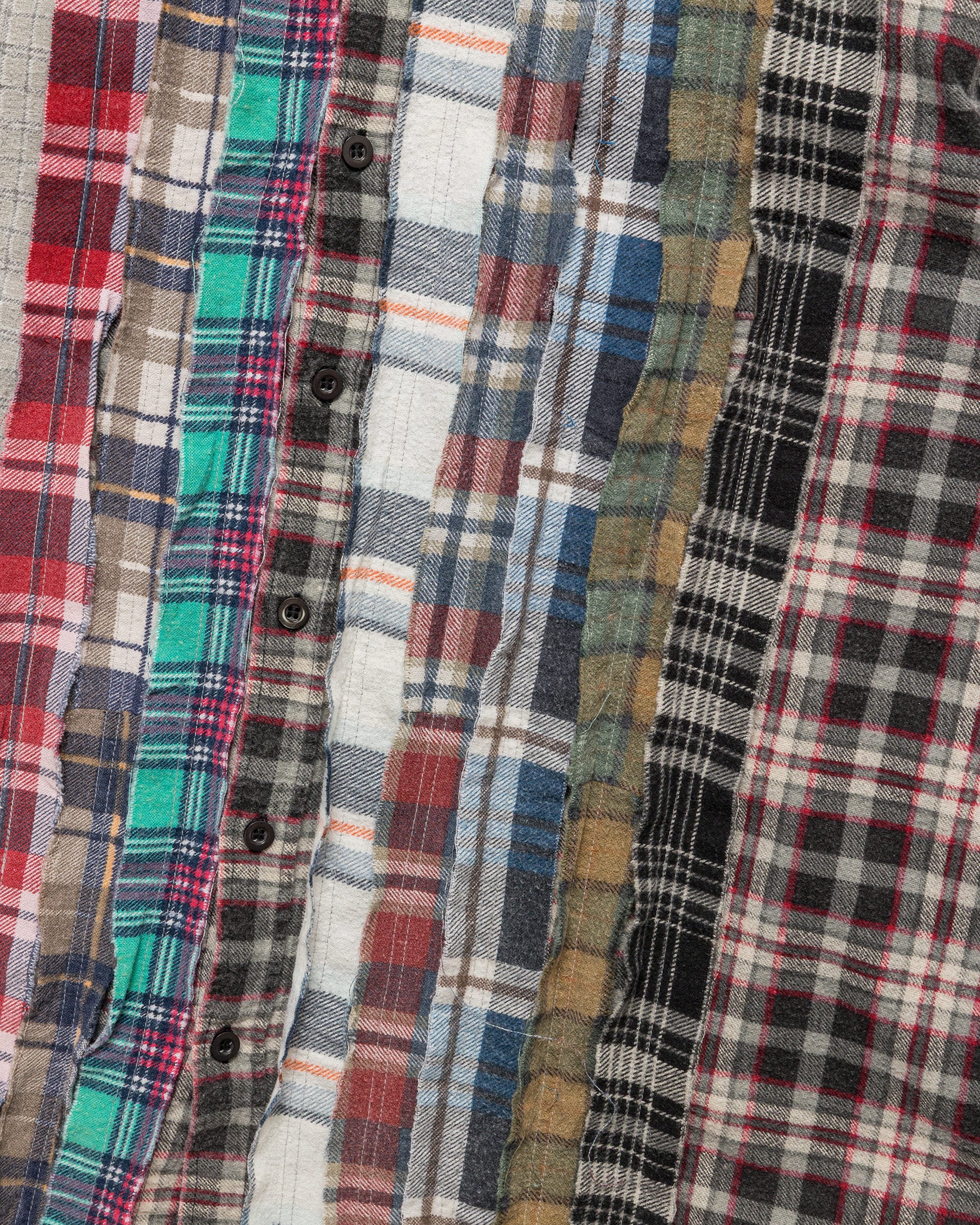 Rebuild Flannel Ribbon Shirt SS26 - Large #3 - Image 3