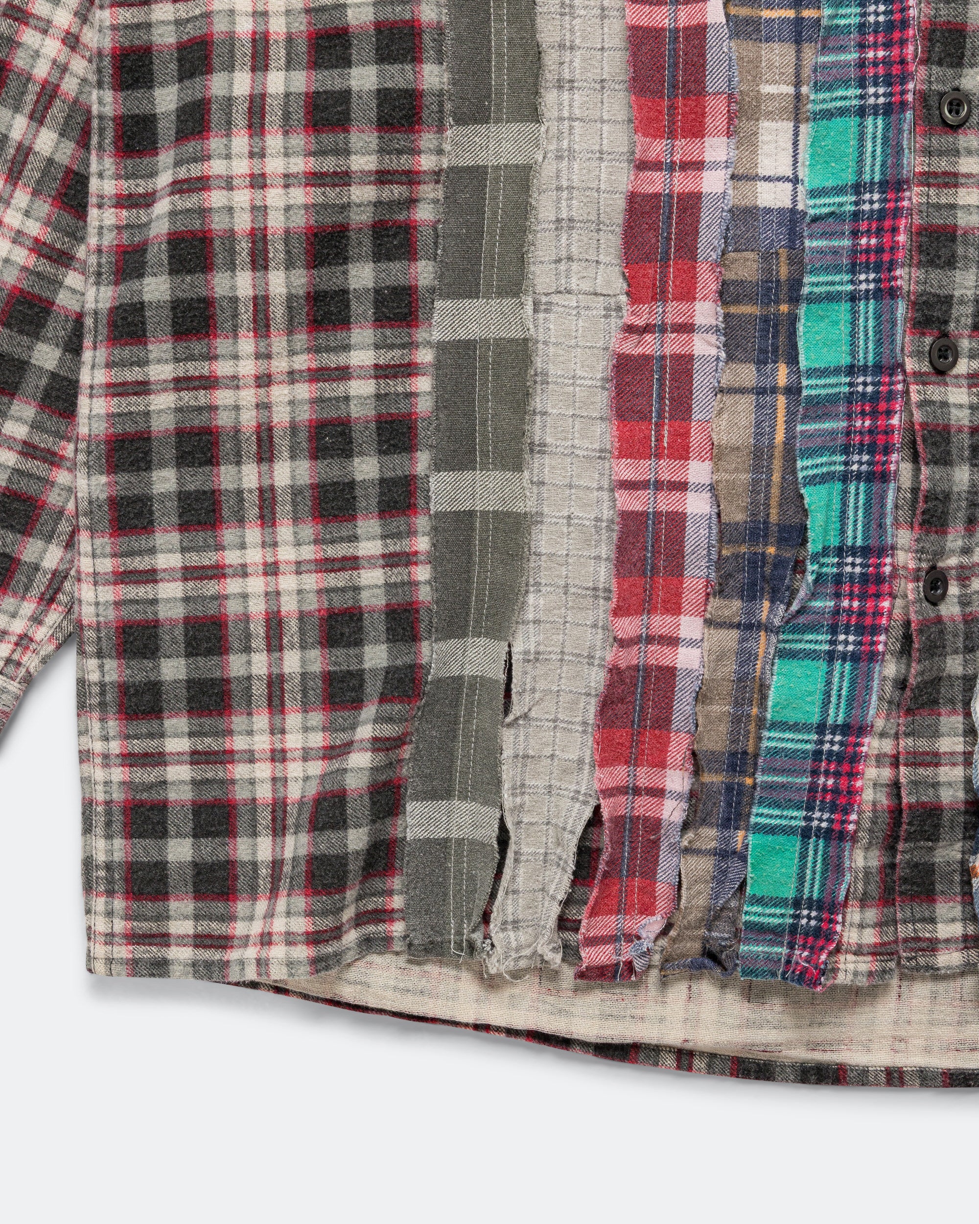 Rebuild Flannel Ribbon Shirt SS26 - Large #3 - Image 5