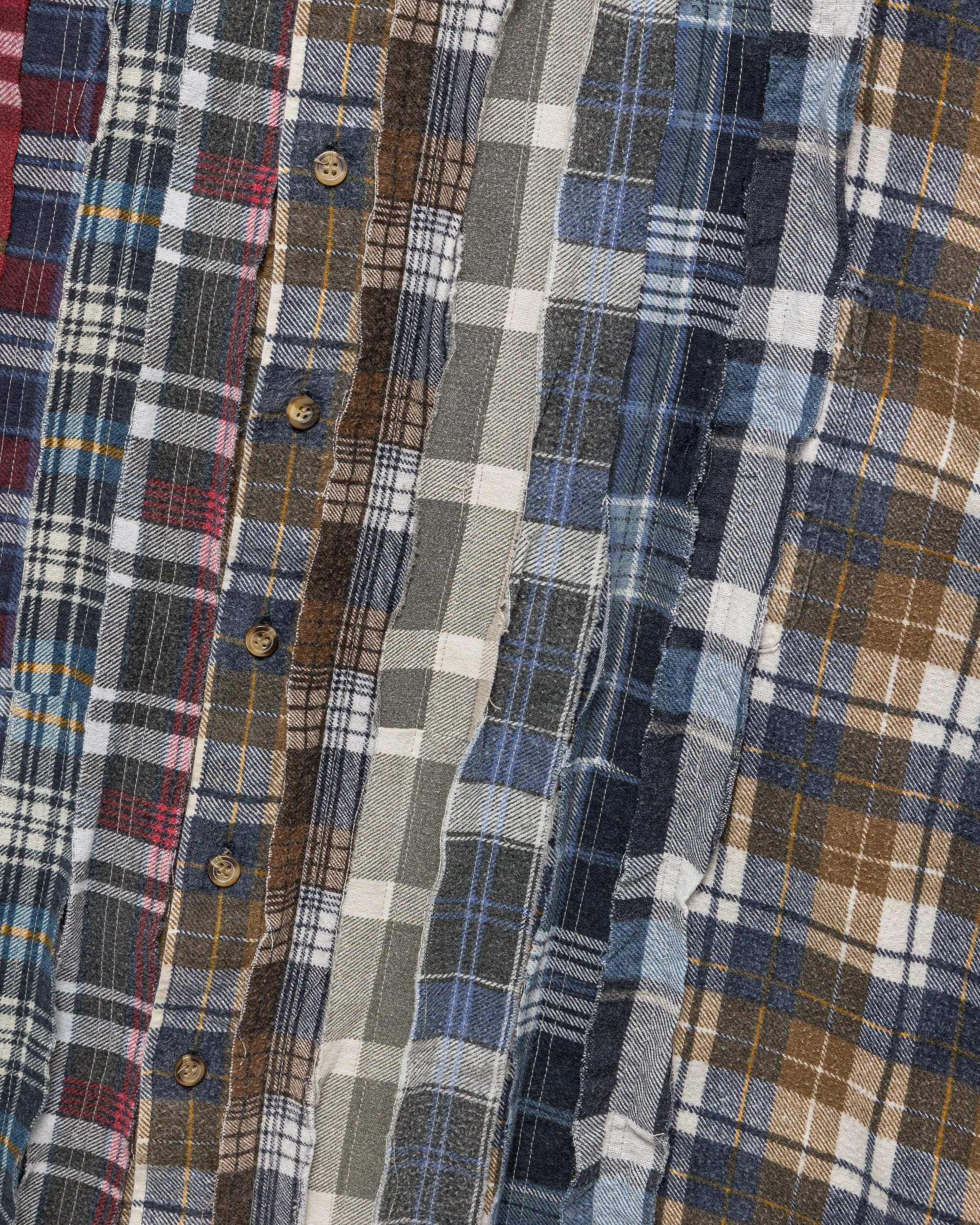 Rebuild Flannel Ribbon Shirt SS26 - Large #4 - Image 3