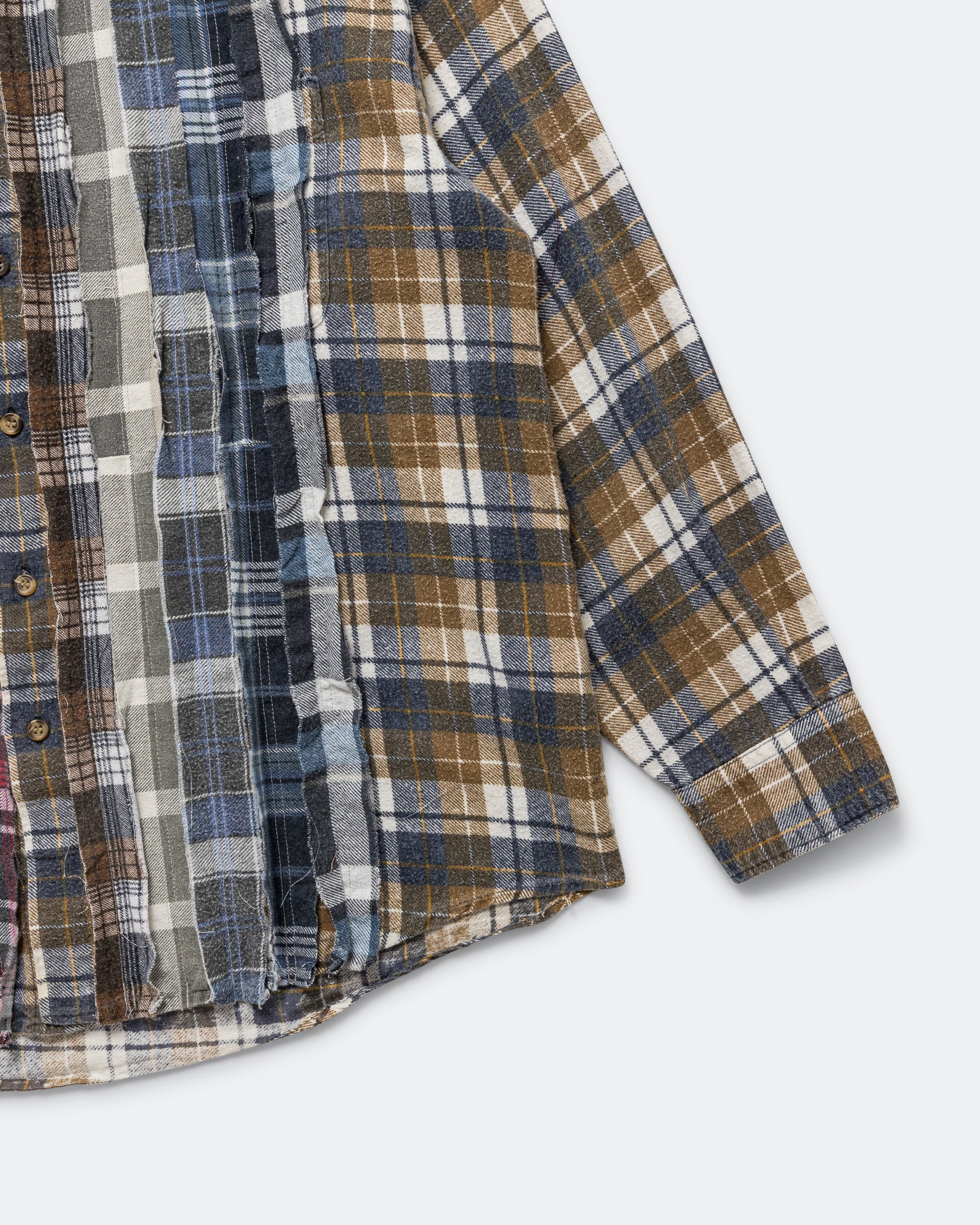 Rebuild Flannel Ribbon Shirt SS26 - Large #4 - Image 4