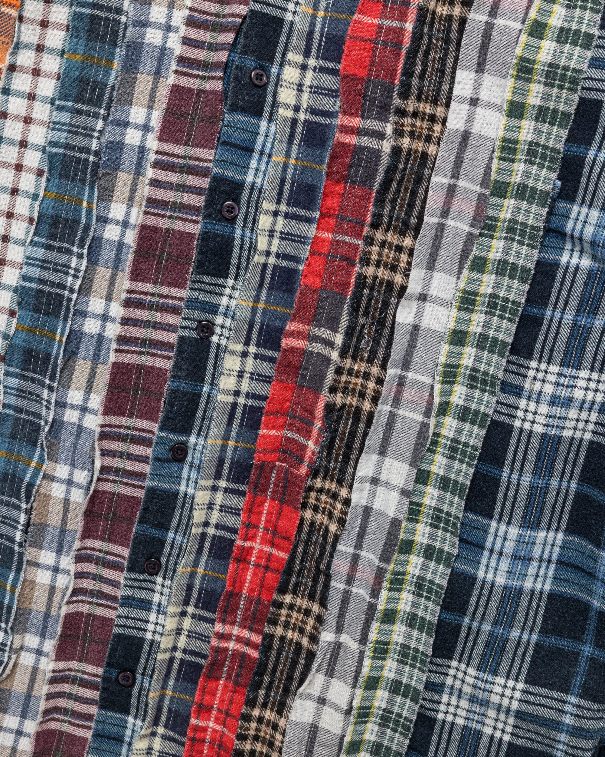 Rebuild Flannel Ribbon Shirt SS26 - Large #5 - Image 3