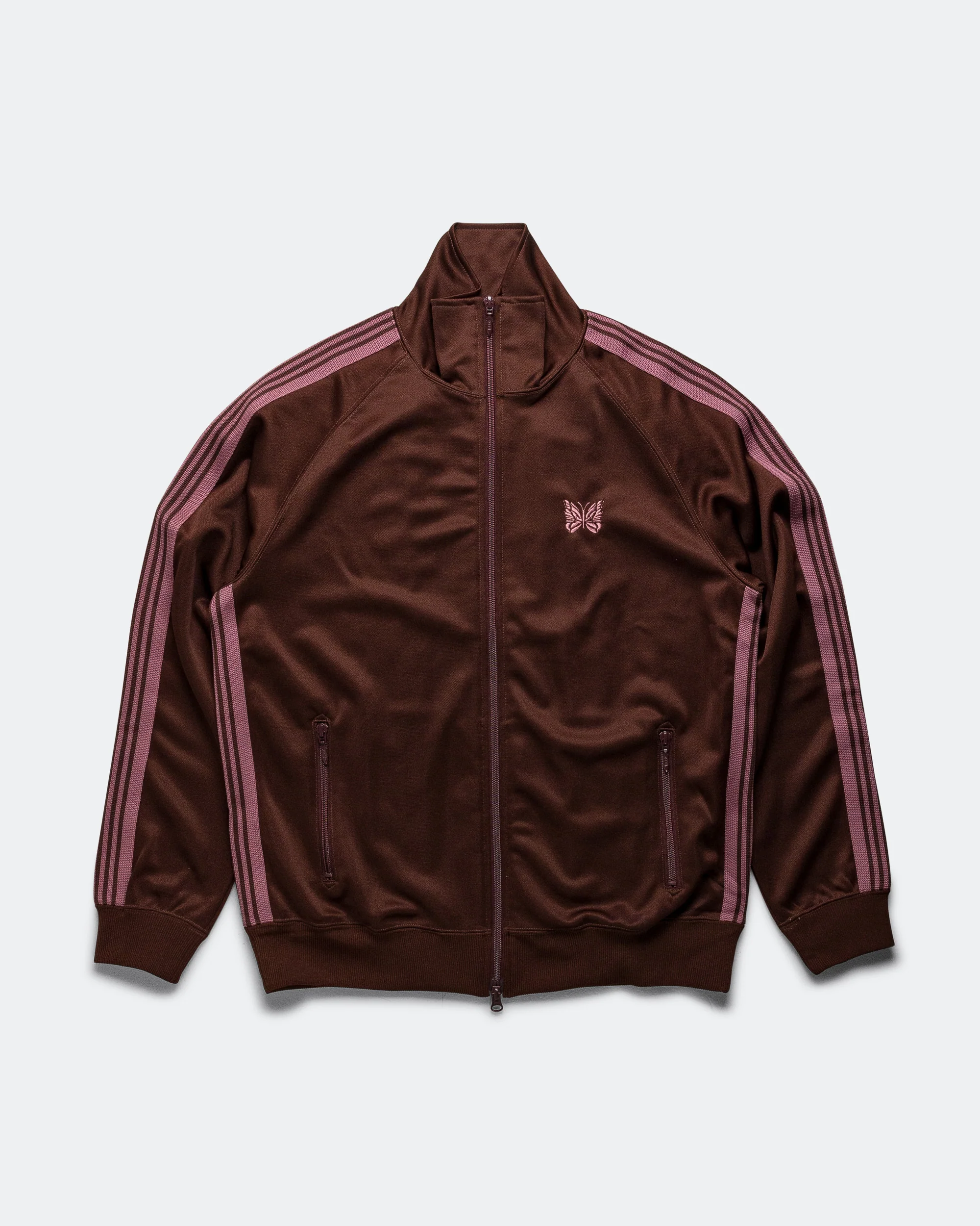 Track Jacket - Brown Poly Smooth