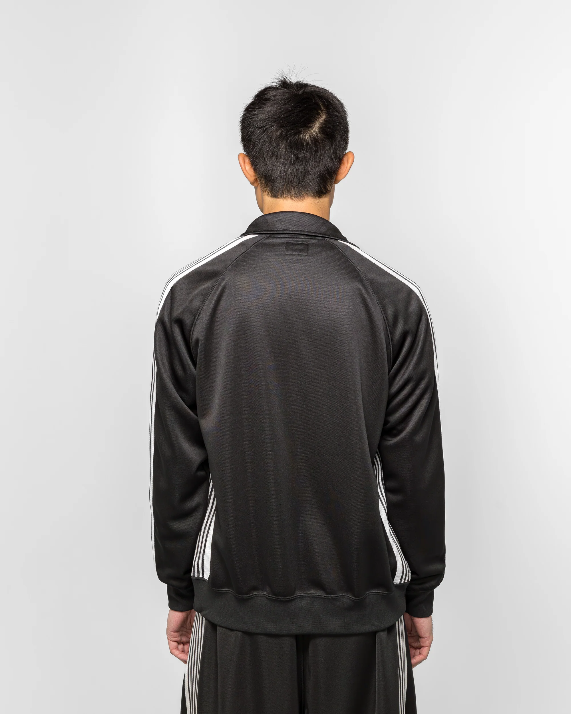 Track Jacket - Charcoal Poly Smooth - Image 4